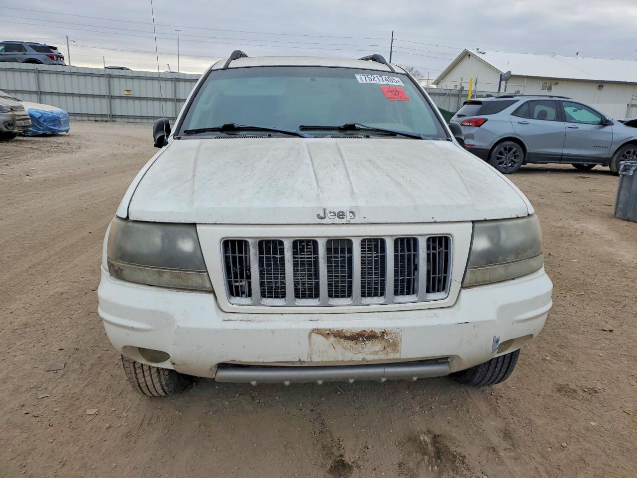 2004 Jeep Grand Cherokee Laredo White vin: 1J4GW48S24C350027