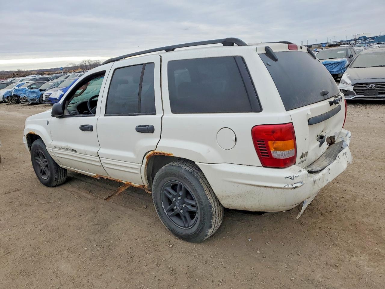 2004 Jeep Grand Cherokee Laredo White vin: 1J4GW48S24C350027