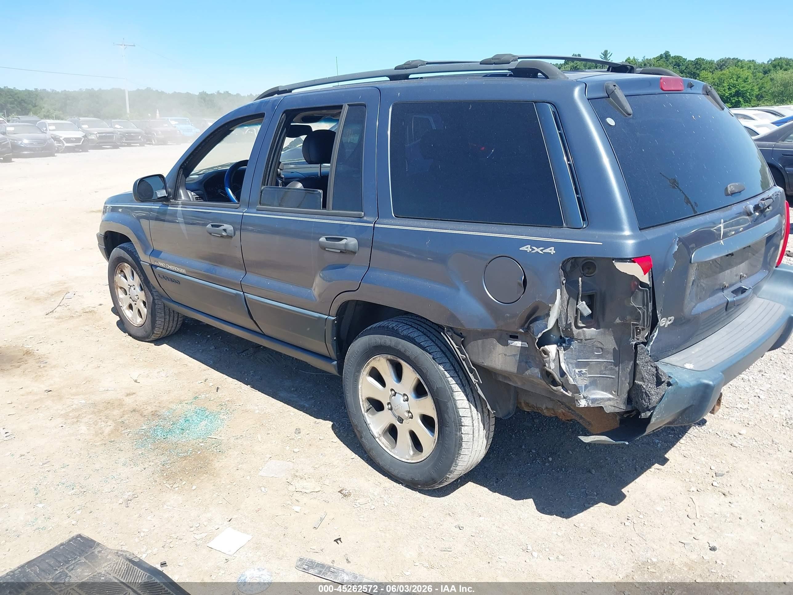 2001 Jeep Grand Cherokee Laredo Blue vin: 1J4GW48S31C520004