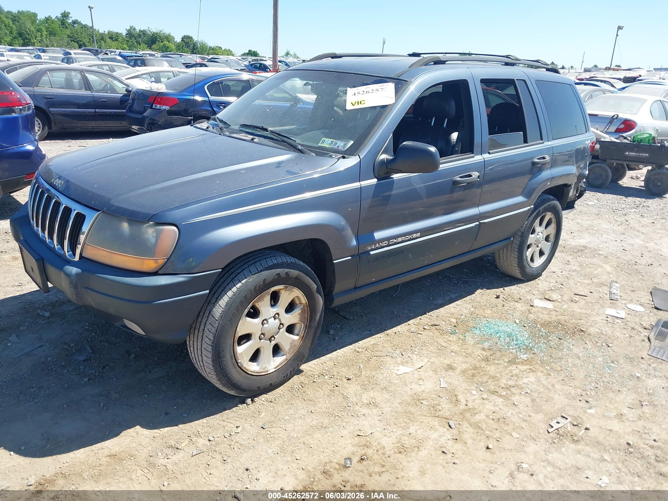 2001 Jeep Grand Cherokee Laredo Blue vin: 1J4GW48S31C520004