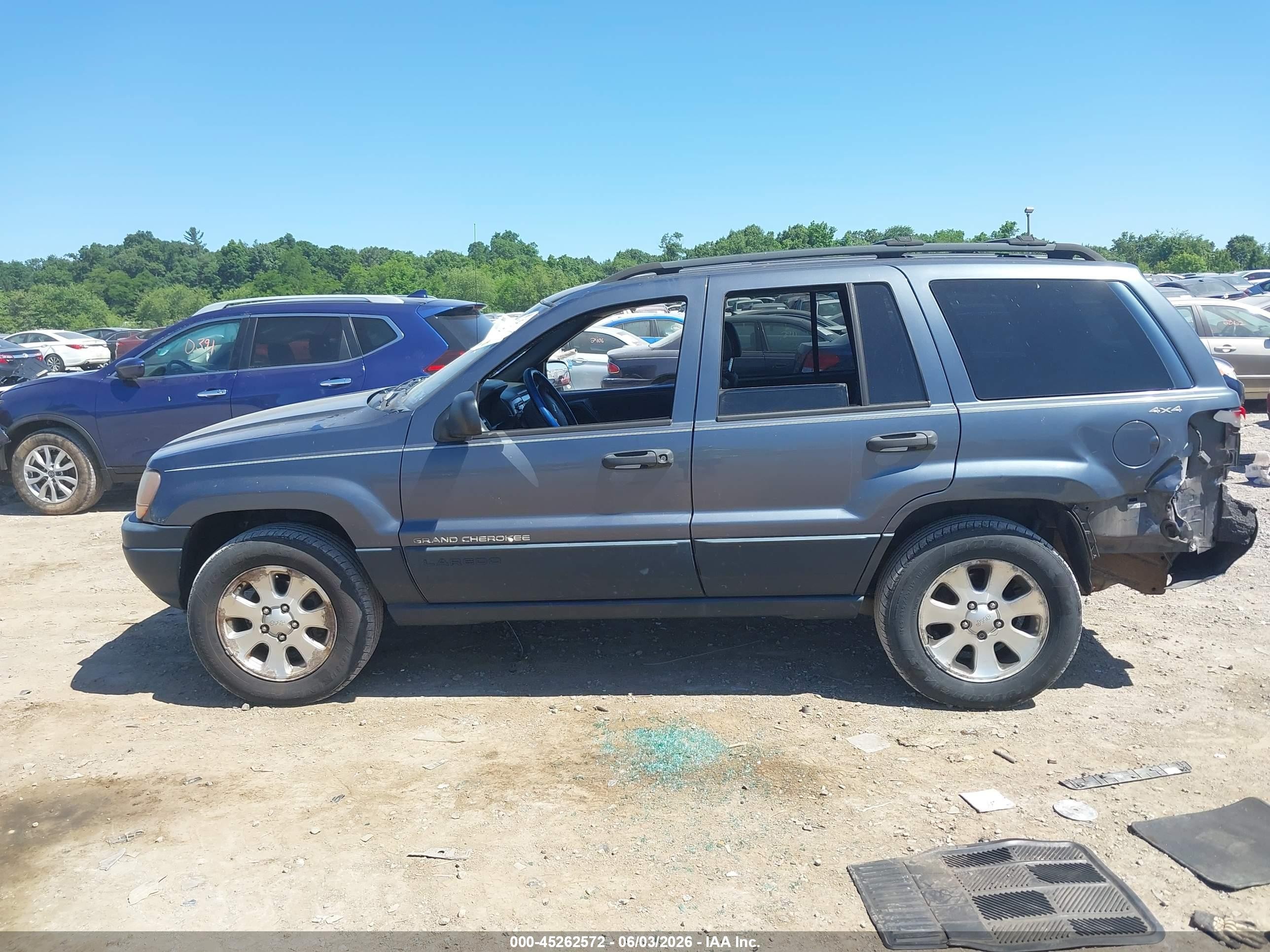 2001 Jeep Grand Cherokee Laredo Blue vin: 1J4GW48S31C520004