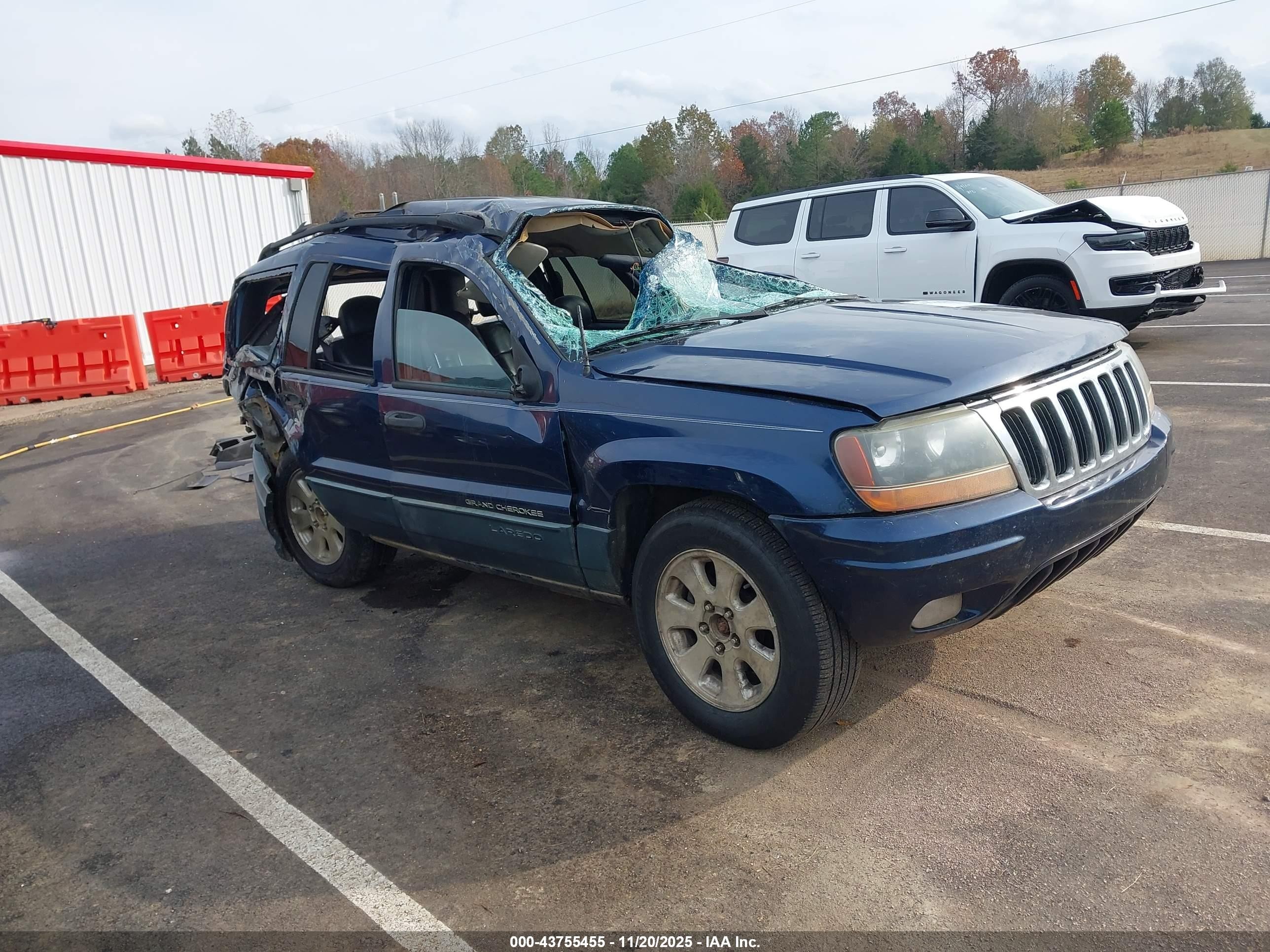 2001 Jeep Grand Cherokee Laredo Blue vin: 1J4GW48S31C612617