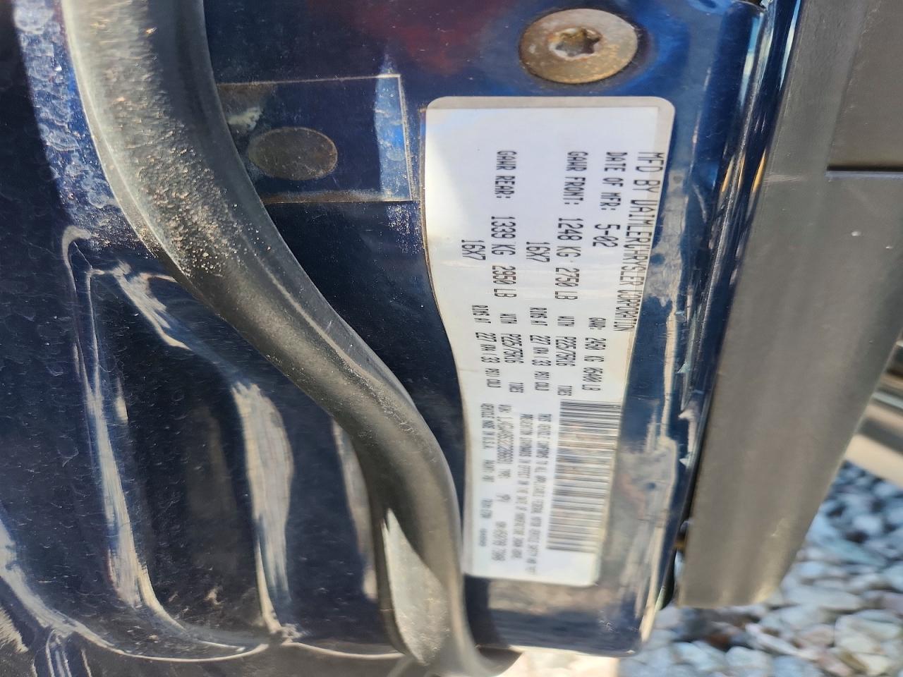 2002 Jeep Grand Cherokee Laredo Blue vin: 1J4GW48S32C286691