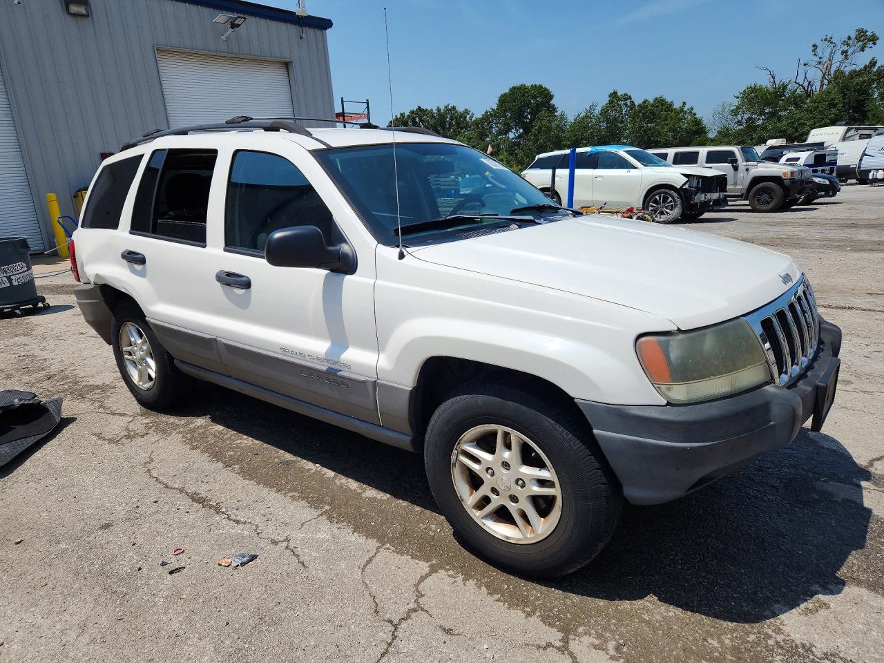 2003 Jeep Grand Cherokee Laredo White vin: 1J4GW48S33C592114