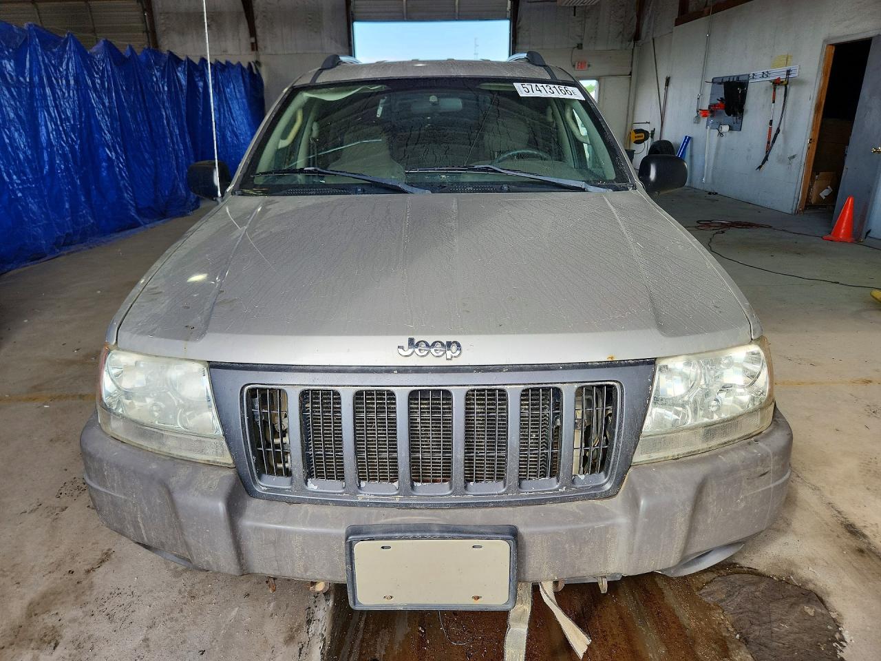 2004 Jeep Grand Cherokee Laredo Серебряный vin: 1J4GW48S34C238675