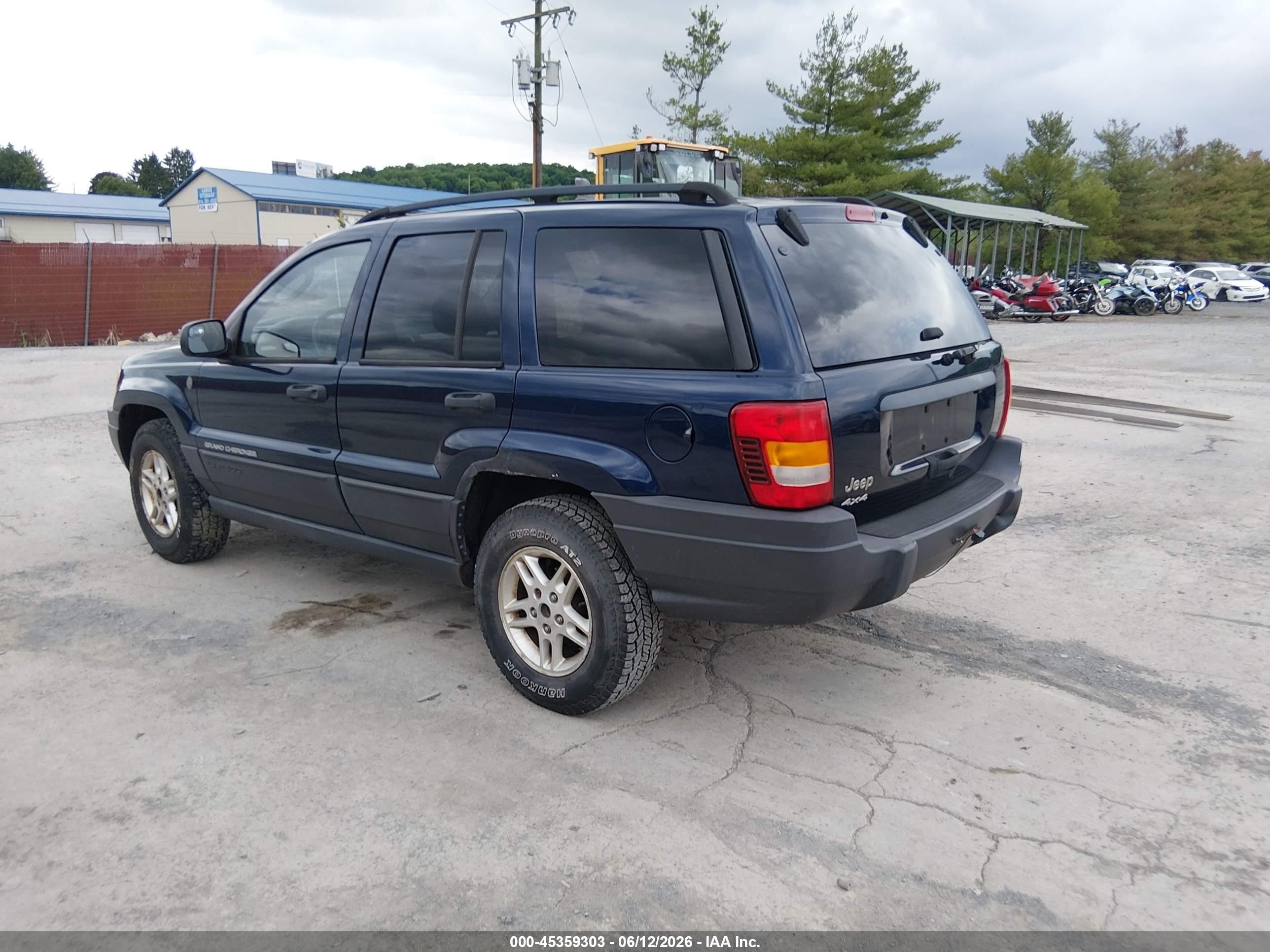 2004 Jeep Grand Cherokee Laredo Blue vin: 1J4GW48S34C397941