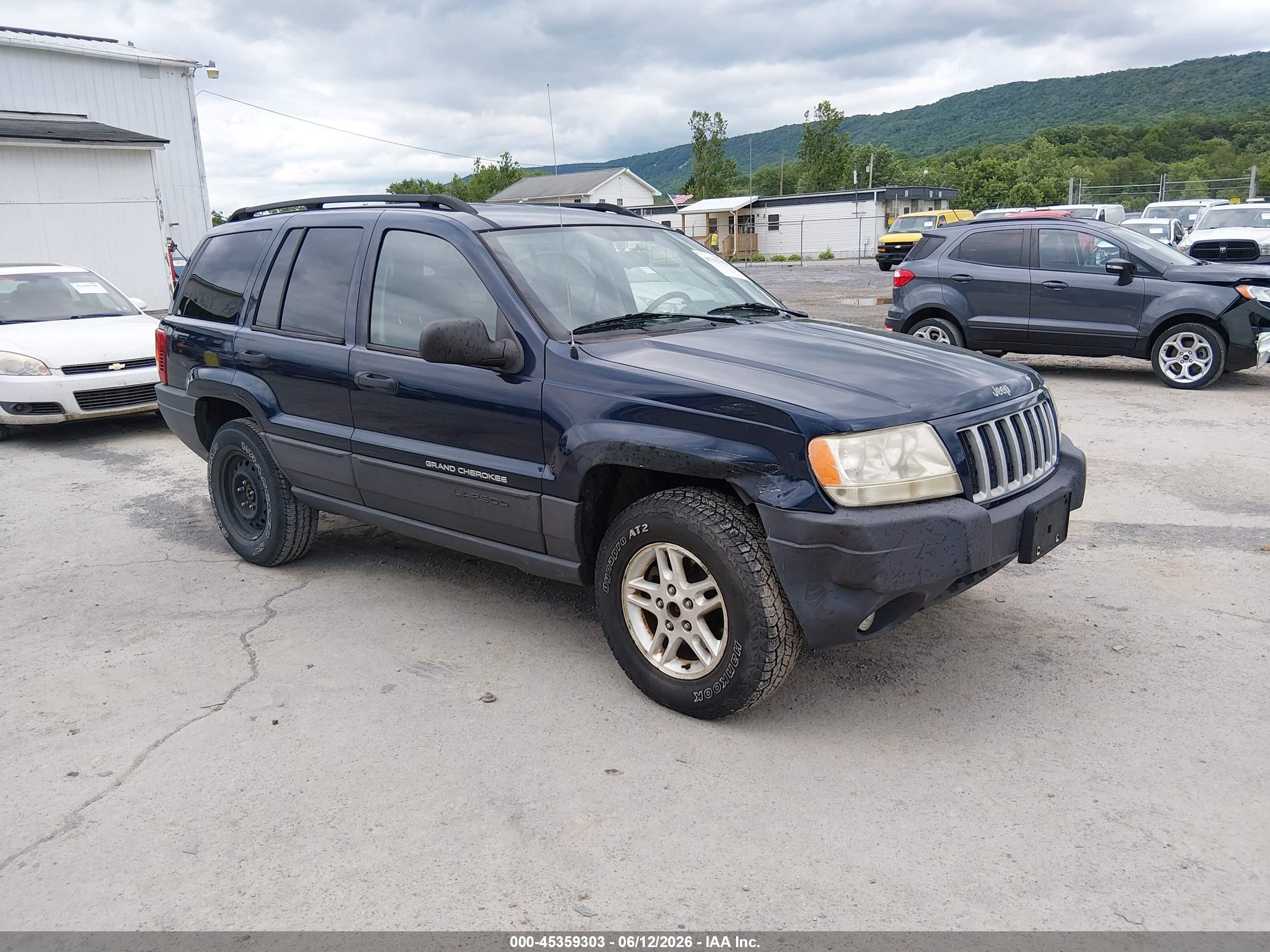 2004 Jeep Grand Cherokee Laredo Blue vin: 1J4GW48S34C397941
