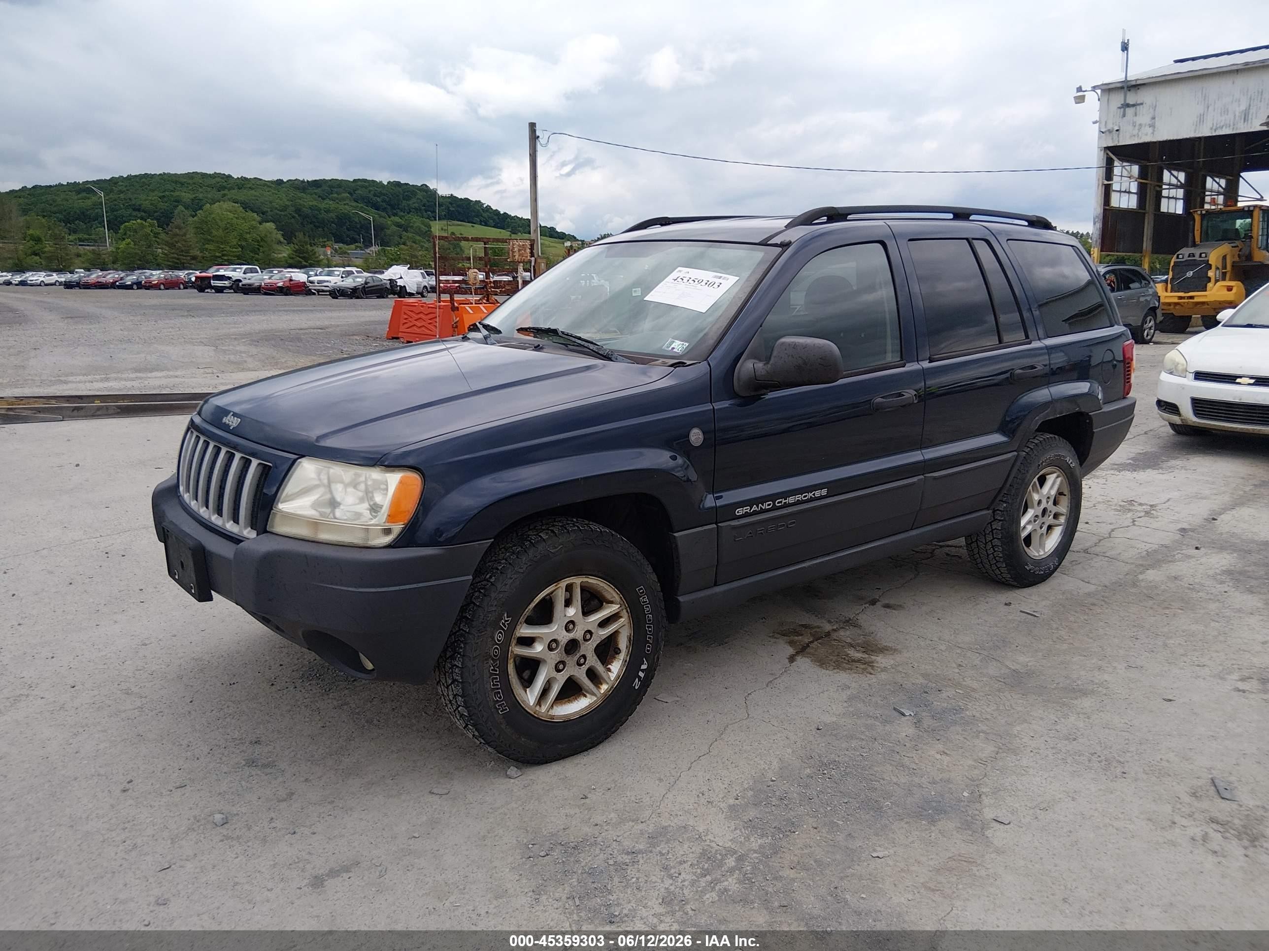 2004 Jeep Grand Cherokee Laredo Blue vin: 1J4GW48S34C397941