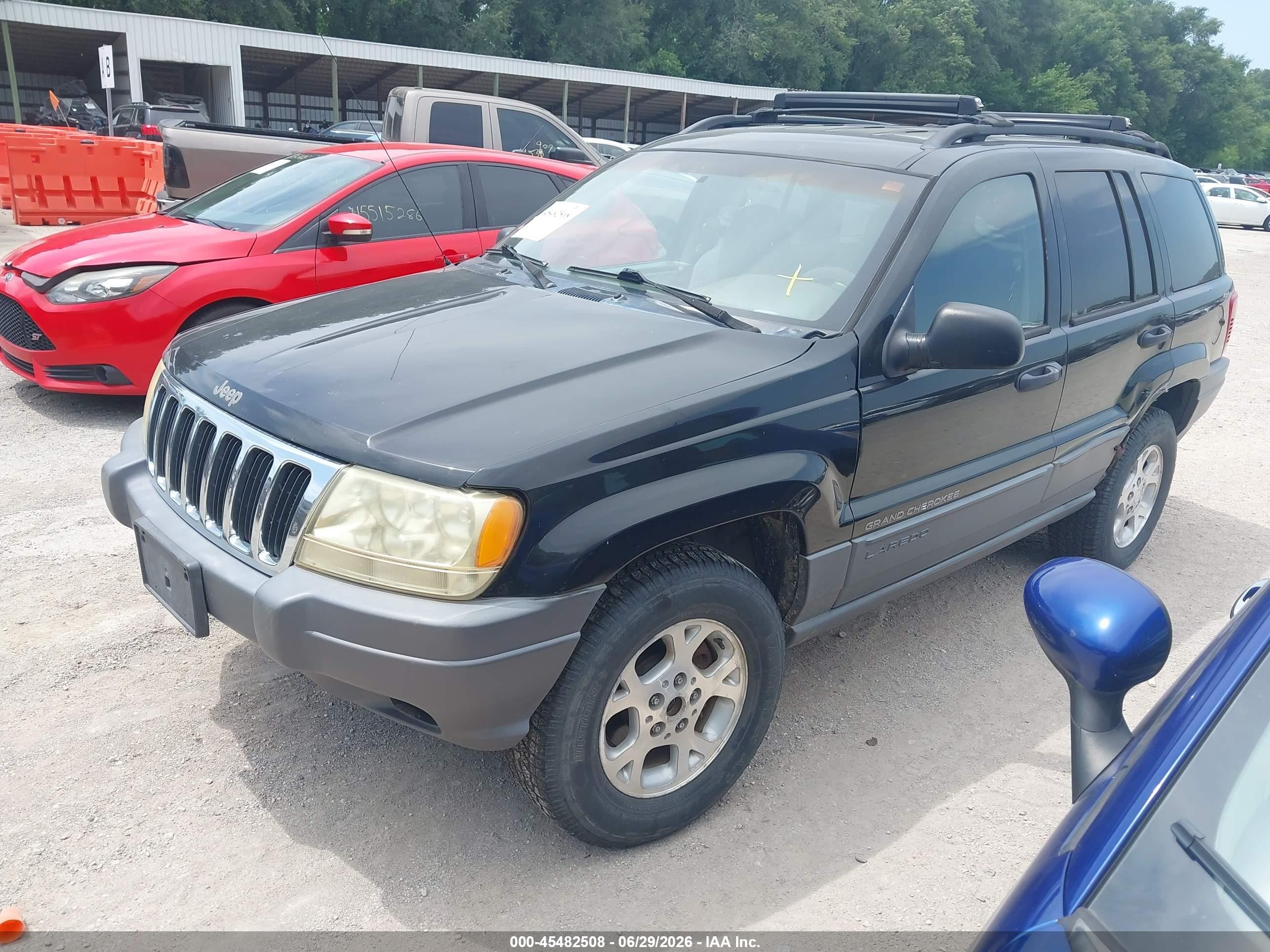 2001 Jeep Grand Cherokee Laredo Black vin: 1J4GW48S41C603327