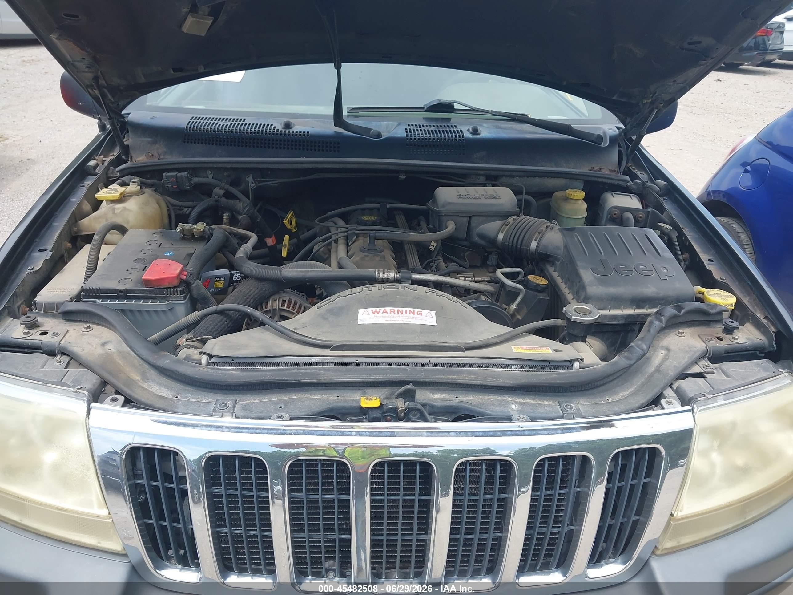 2001 Jeep Grand Cherokee Laredo Black vin: 1J4GW48S41C603327