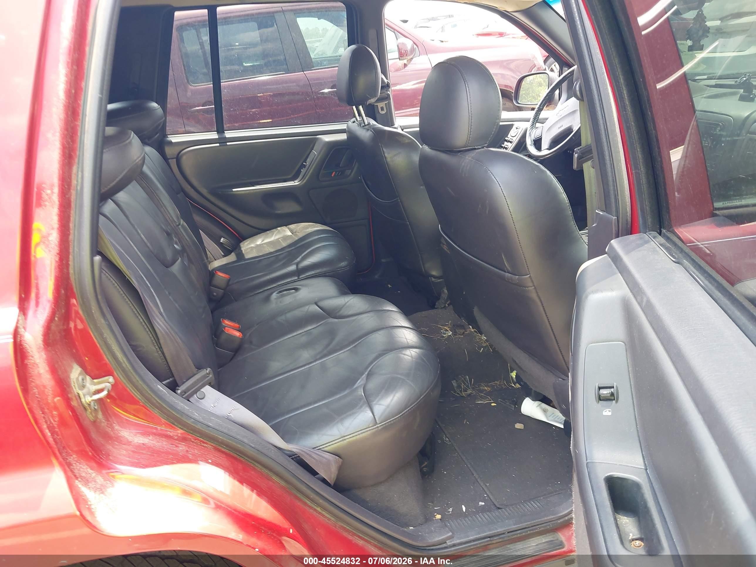 2001 Jeep Grand Cherokee Laredo Темно-бордовый vin: 1J4GW48S41C700706
