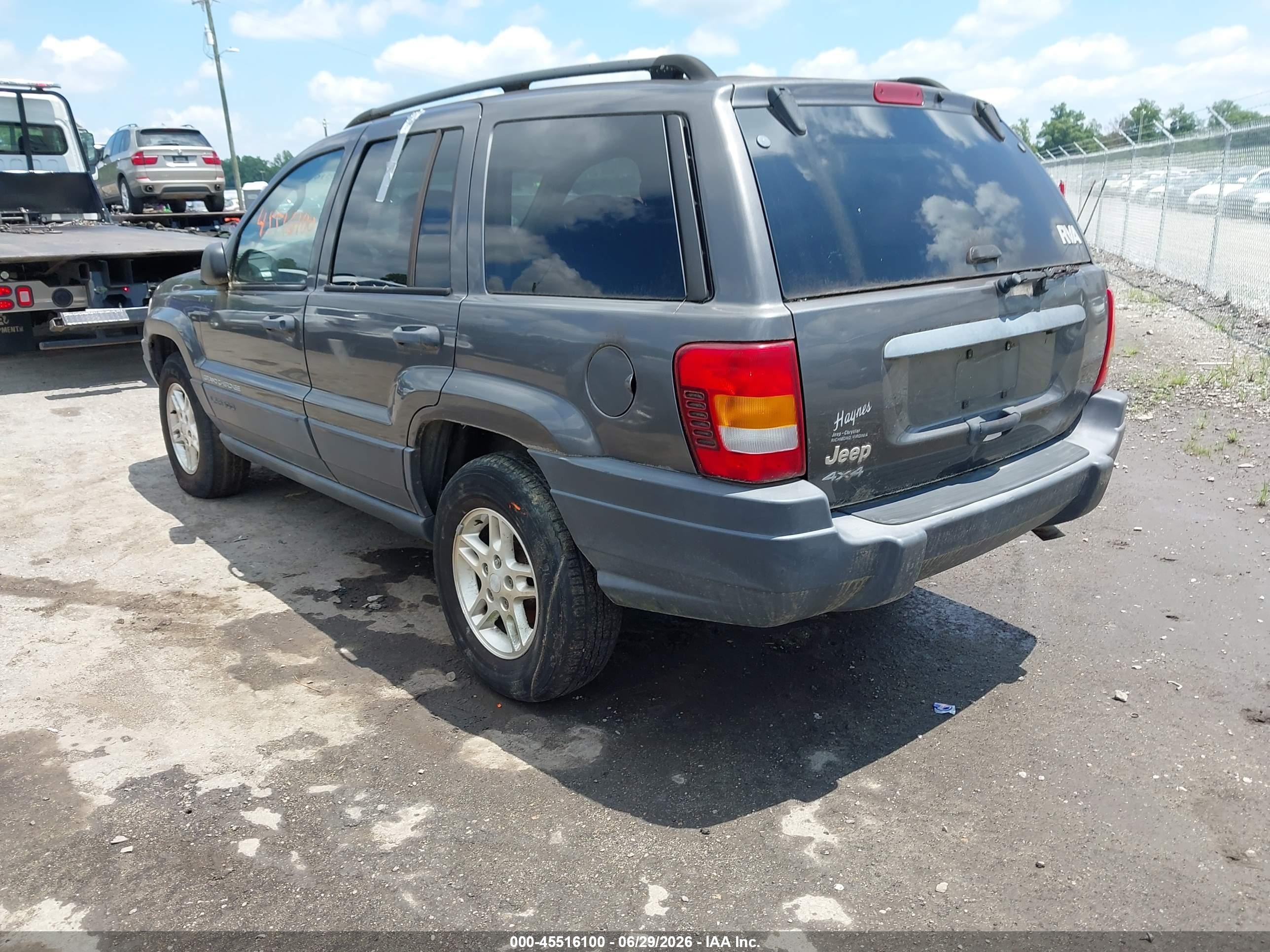 2003 Jeep Grand Cherokee Laredo Gray vin: 1J4GW48S43C609986