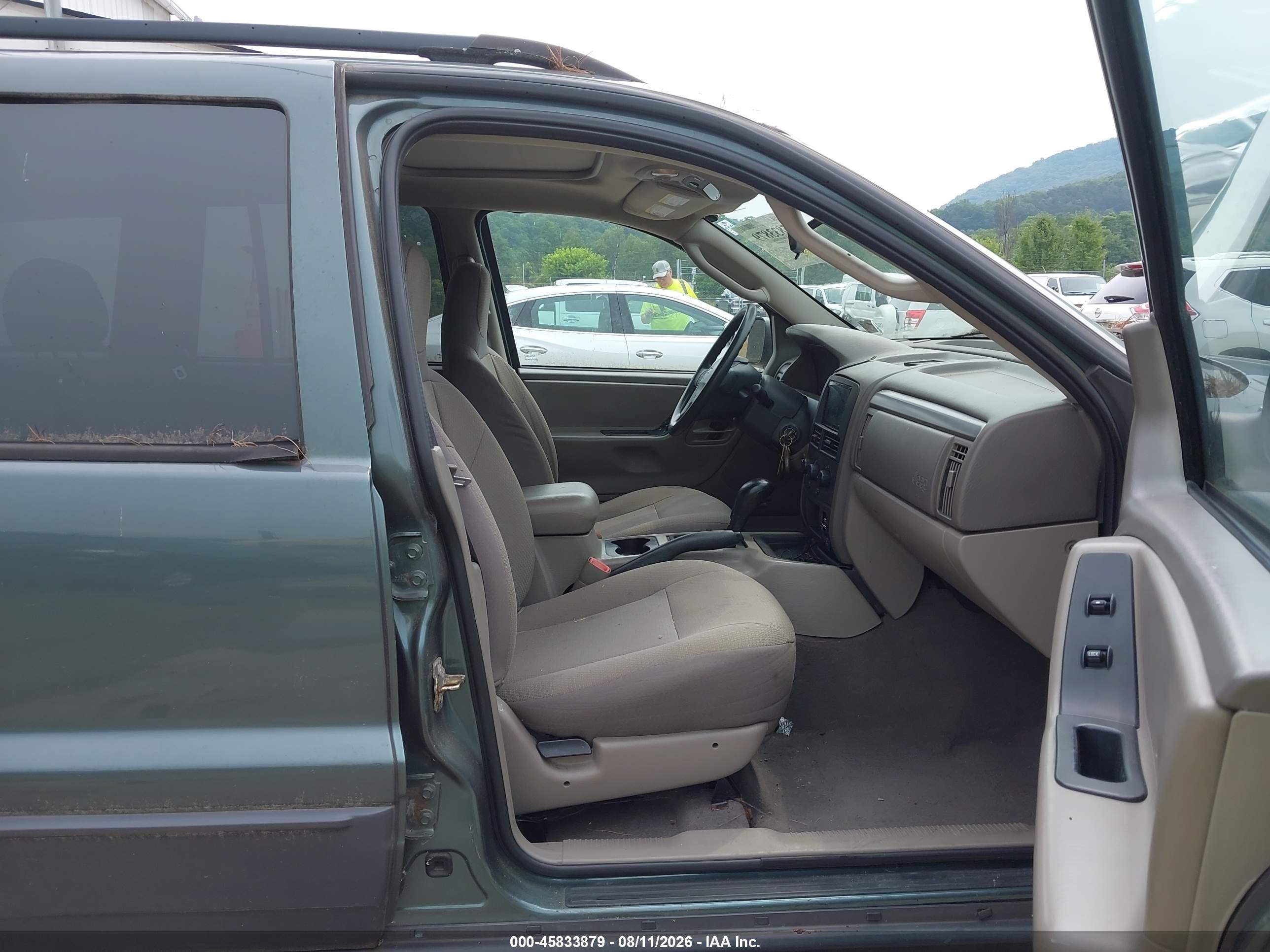 2004 Jeep Grand Cherokee Laredo Green vin: 1J4GW48S44C200789