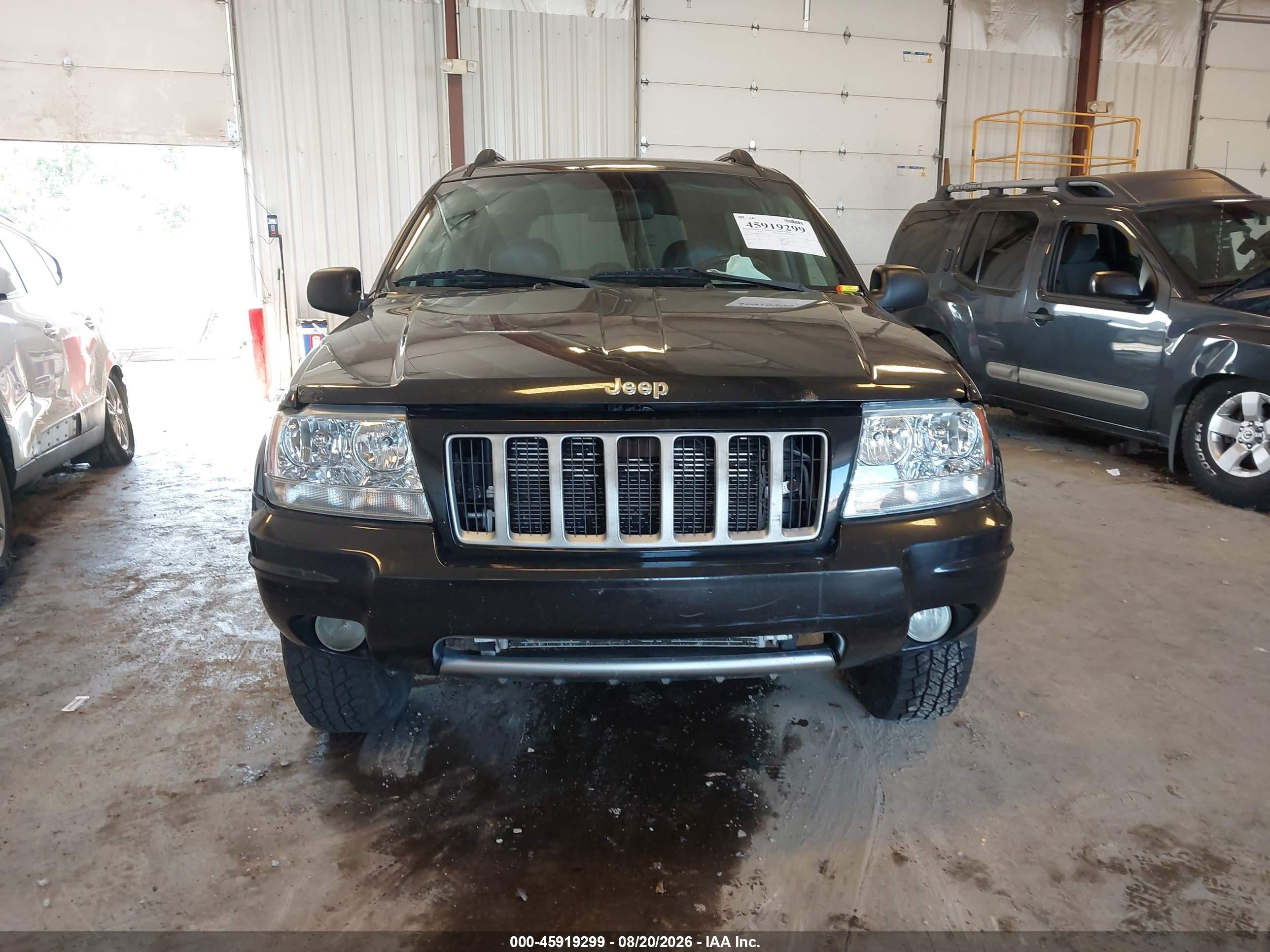 2004 Jeep Grand Cherokee Laredo Black vin: 1J4GW48S44C225630