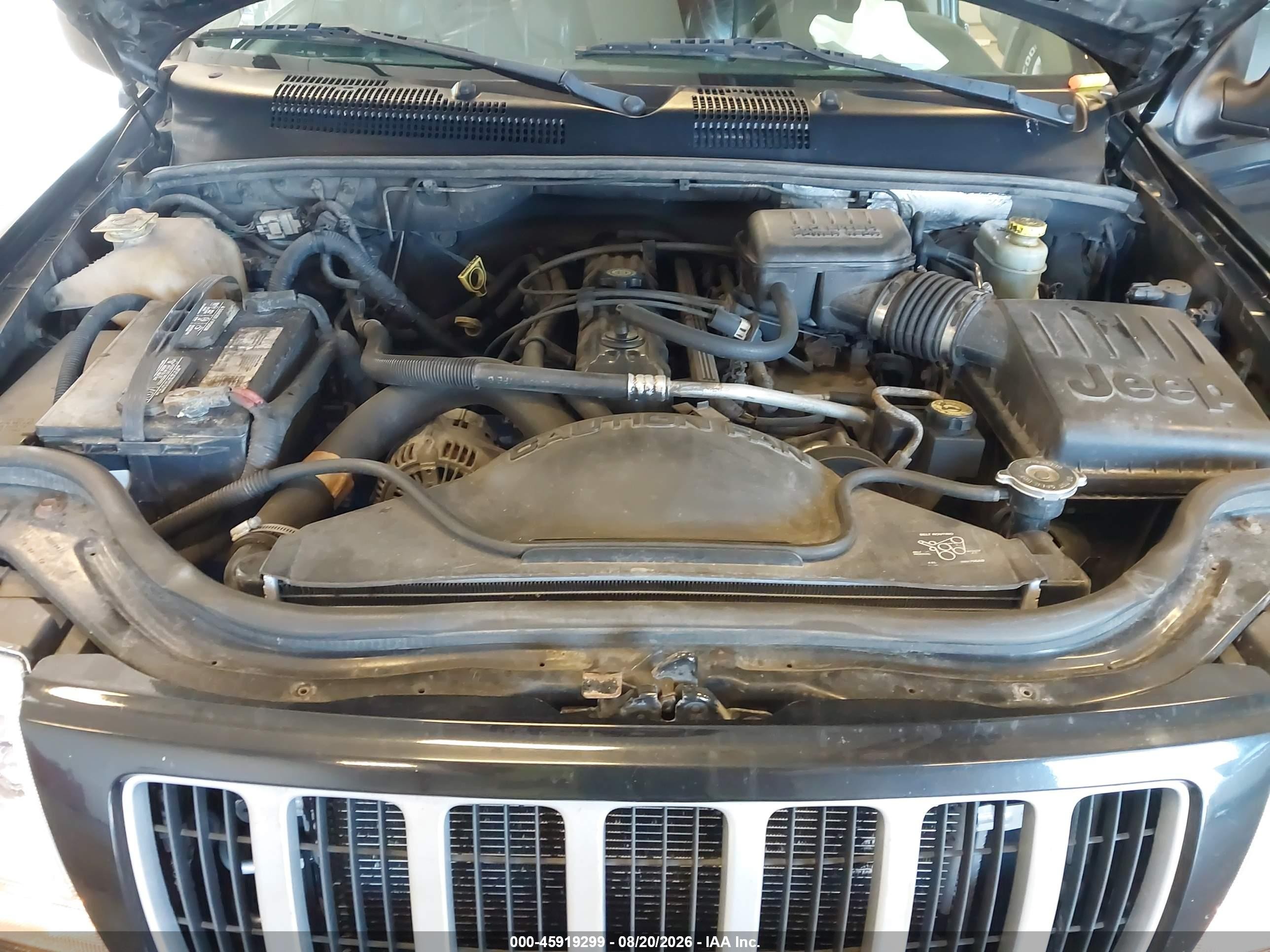 2004 Jeep Grand Cherokee Laredo Black vin: 1J4GW48S44C225630