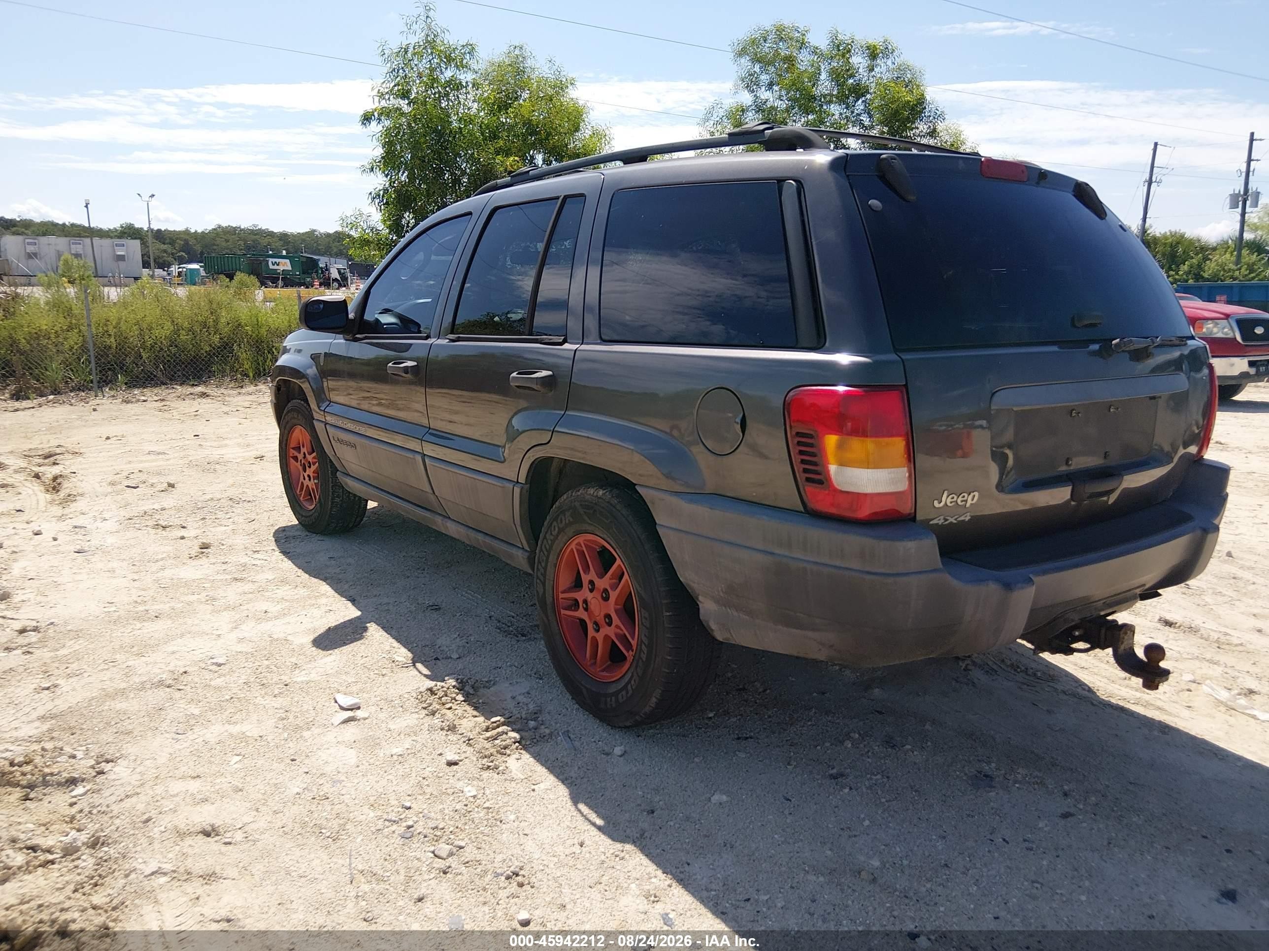 2004 Jeep Grand Cherokee Laredo Серый vin: 1J4GW48S44C427092