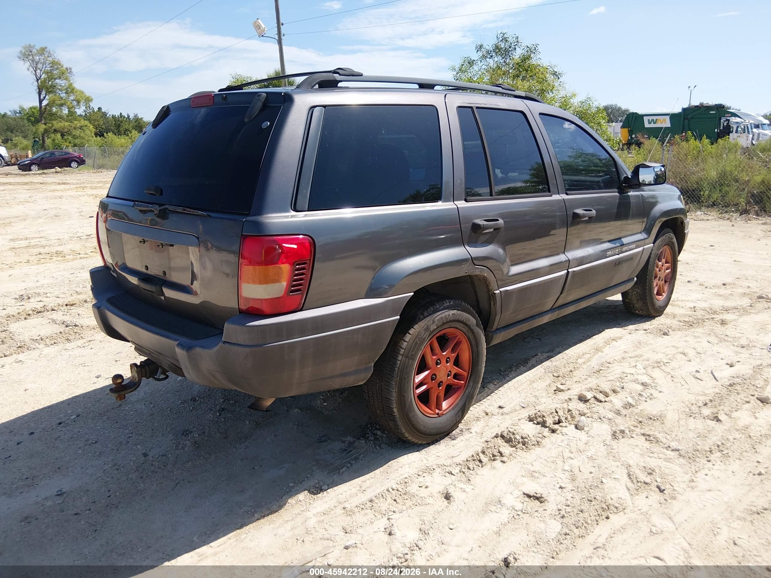 2004 Jeep Grand Cherokee Laredo Серый vin: 1J4GW48S44C427092