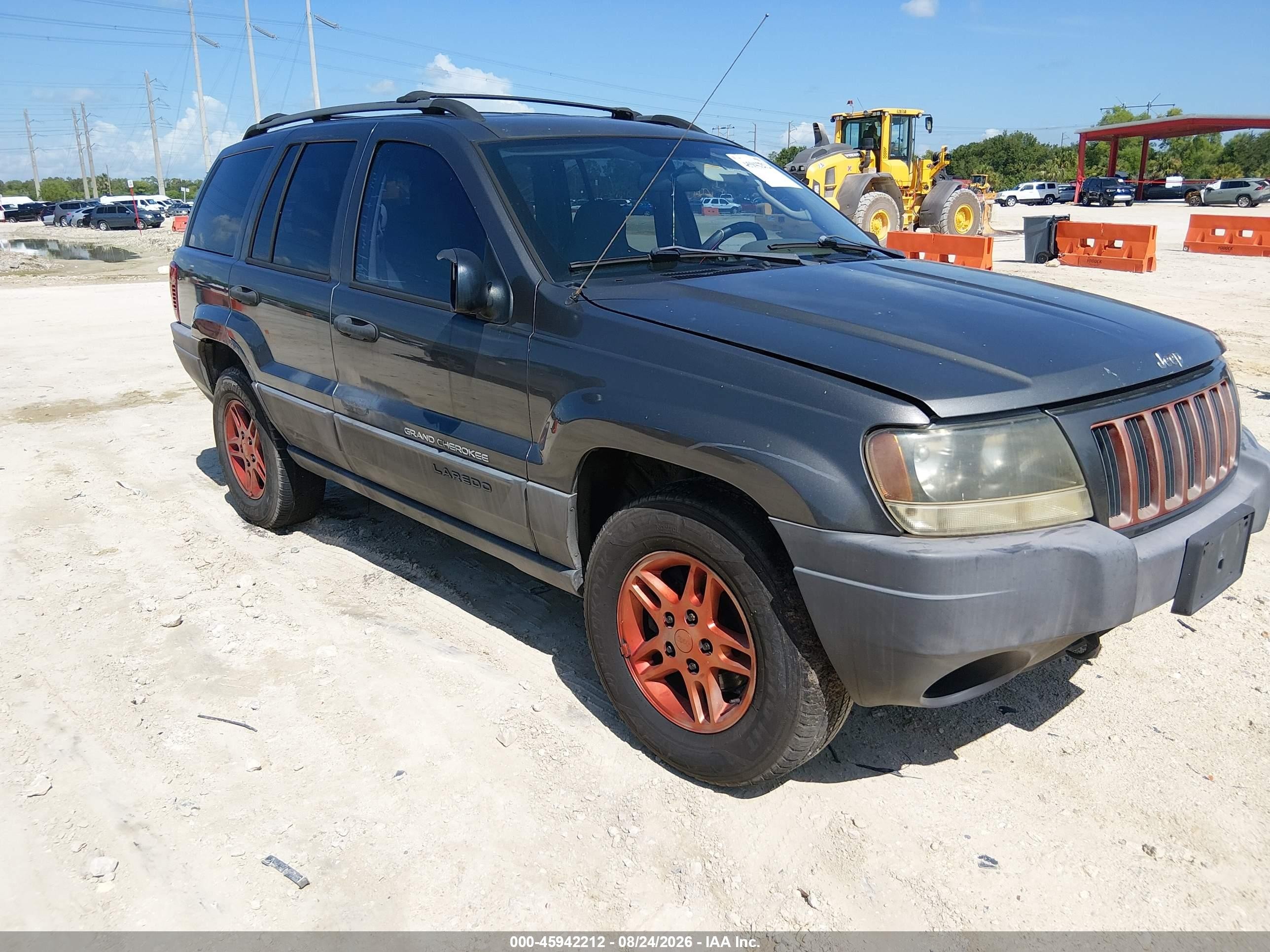 2004 Jeep Grand Cherokee Laredo Серый vin: 1J4GW48S44C427092