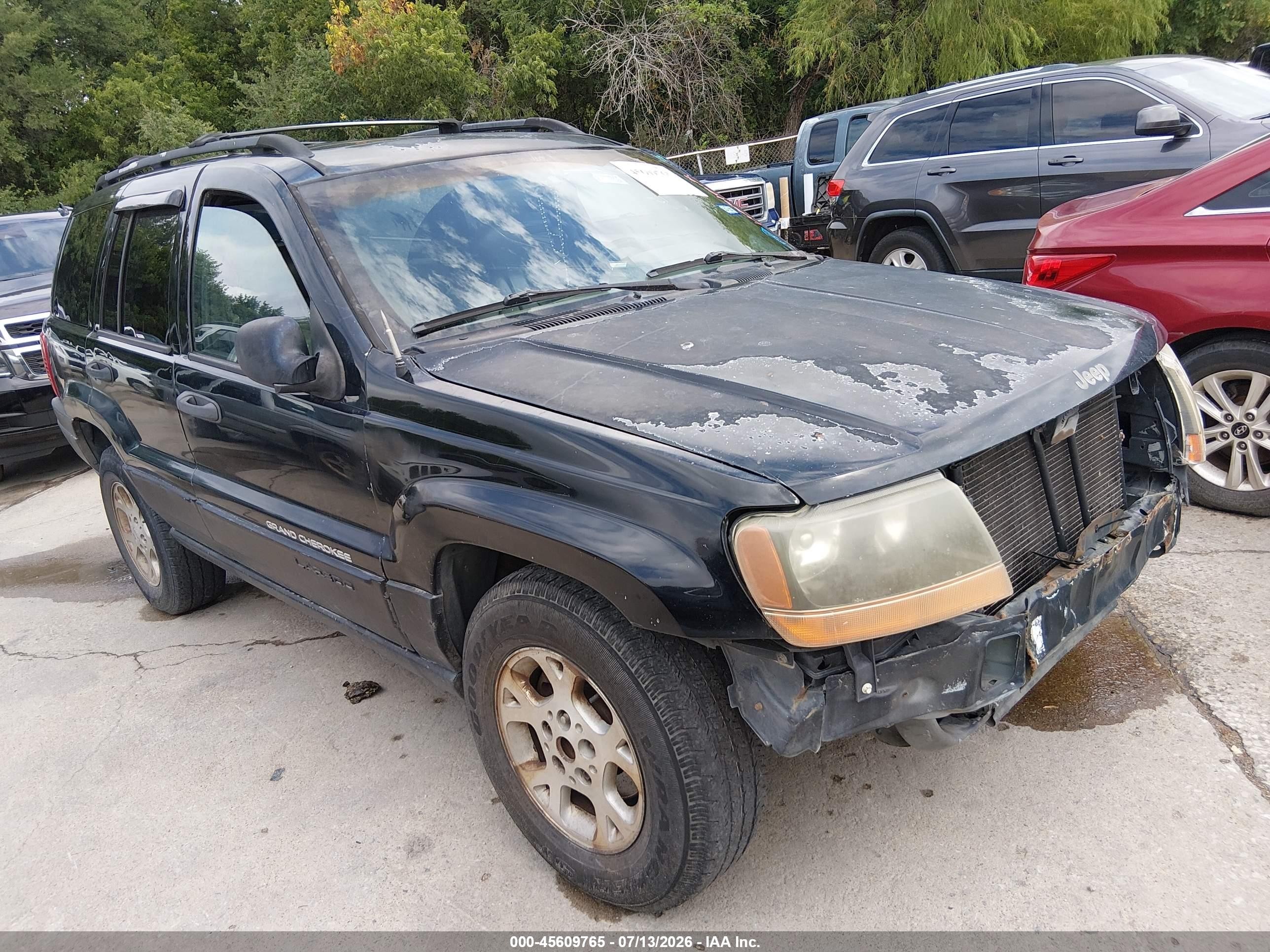 2000 Jeep Grand Cherokee Laredo Черный vin: 1J4GW48S4YC324423