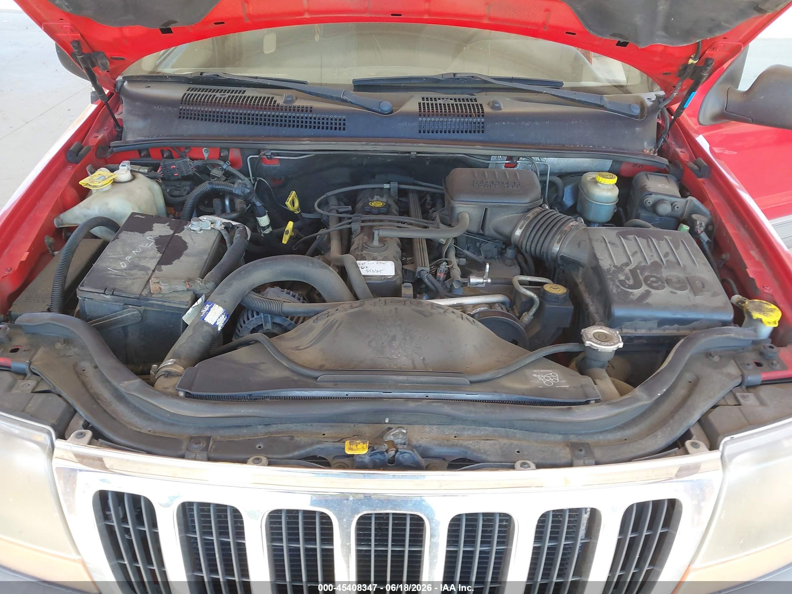 2000 Jeep Grand Cherokee Laredo Red vin: 1J4GW48S4YC361732