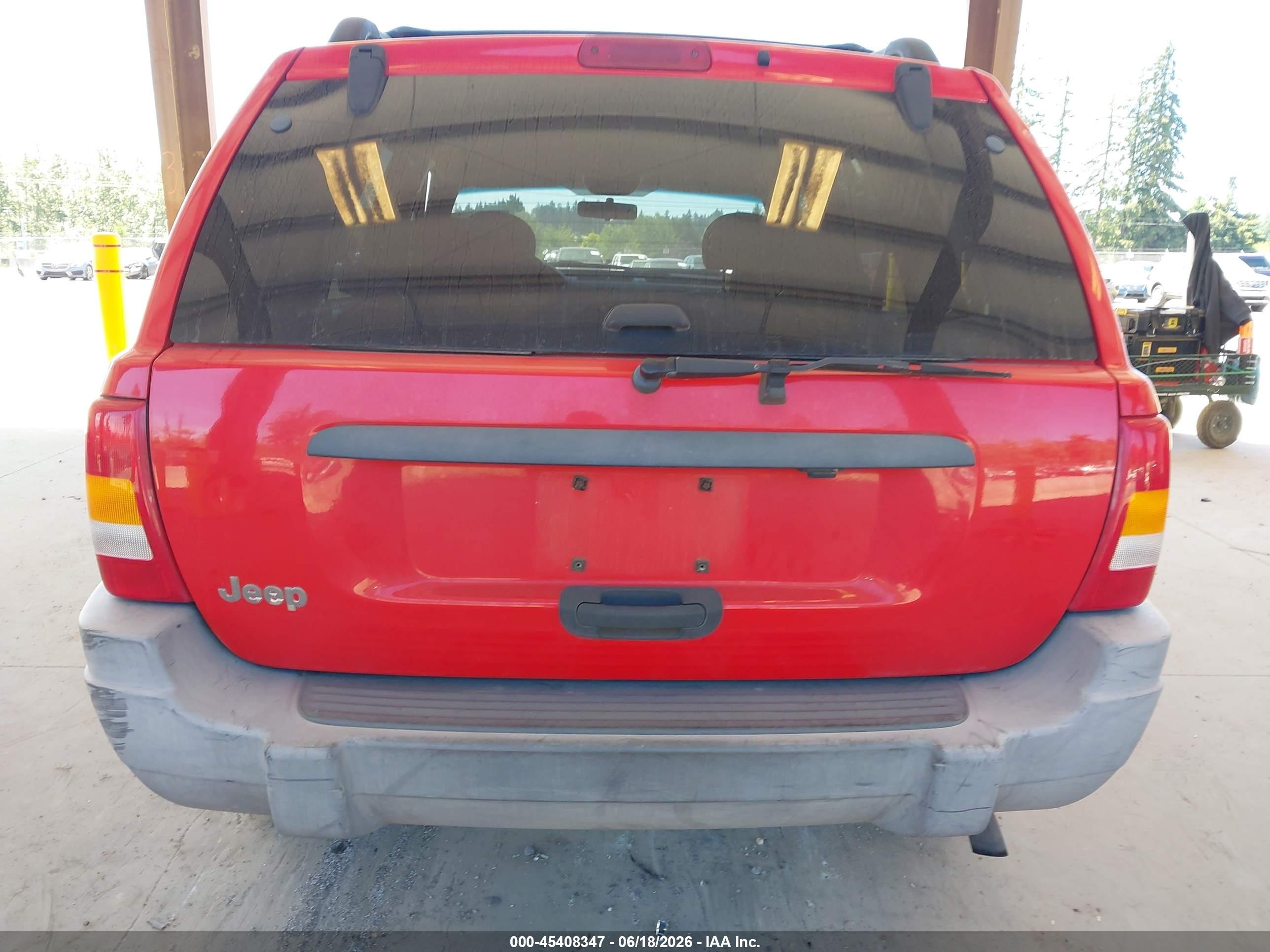 2000 Jeep Grand Cherokee Laredo Red vin: 1J4GW48S4YC361732