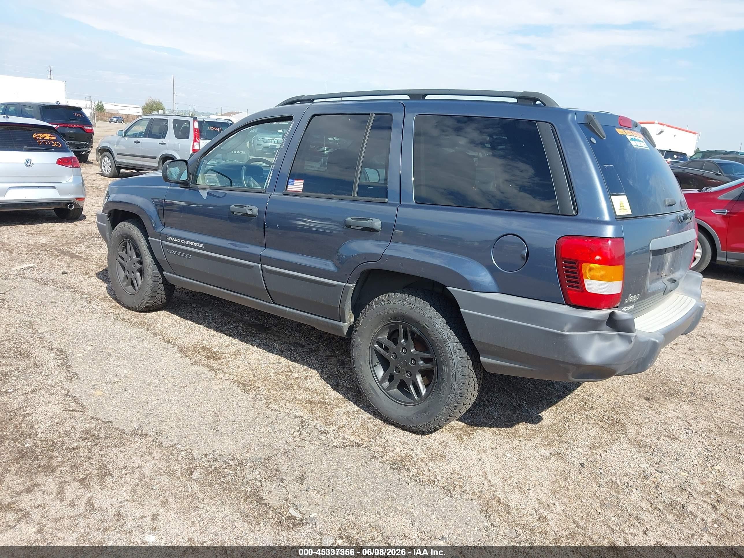 2003 Jeep Grand Cherokee Laredo Dark Blue vin: 1J4GW48S53C592437