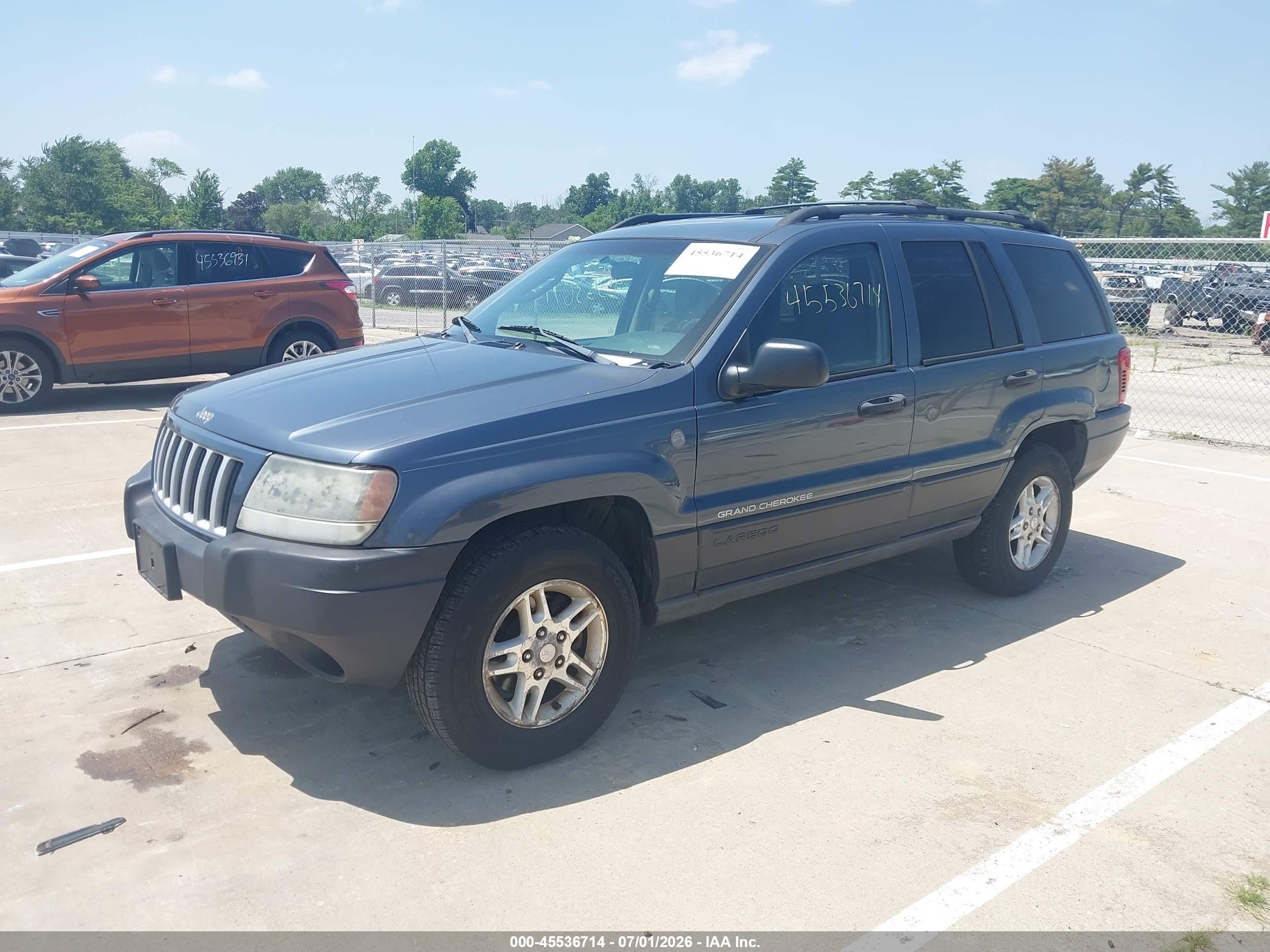 2004 Jeep Grand Cherokee Laredo Teal vin: 1J4GW48S54C301985