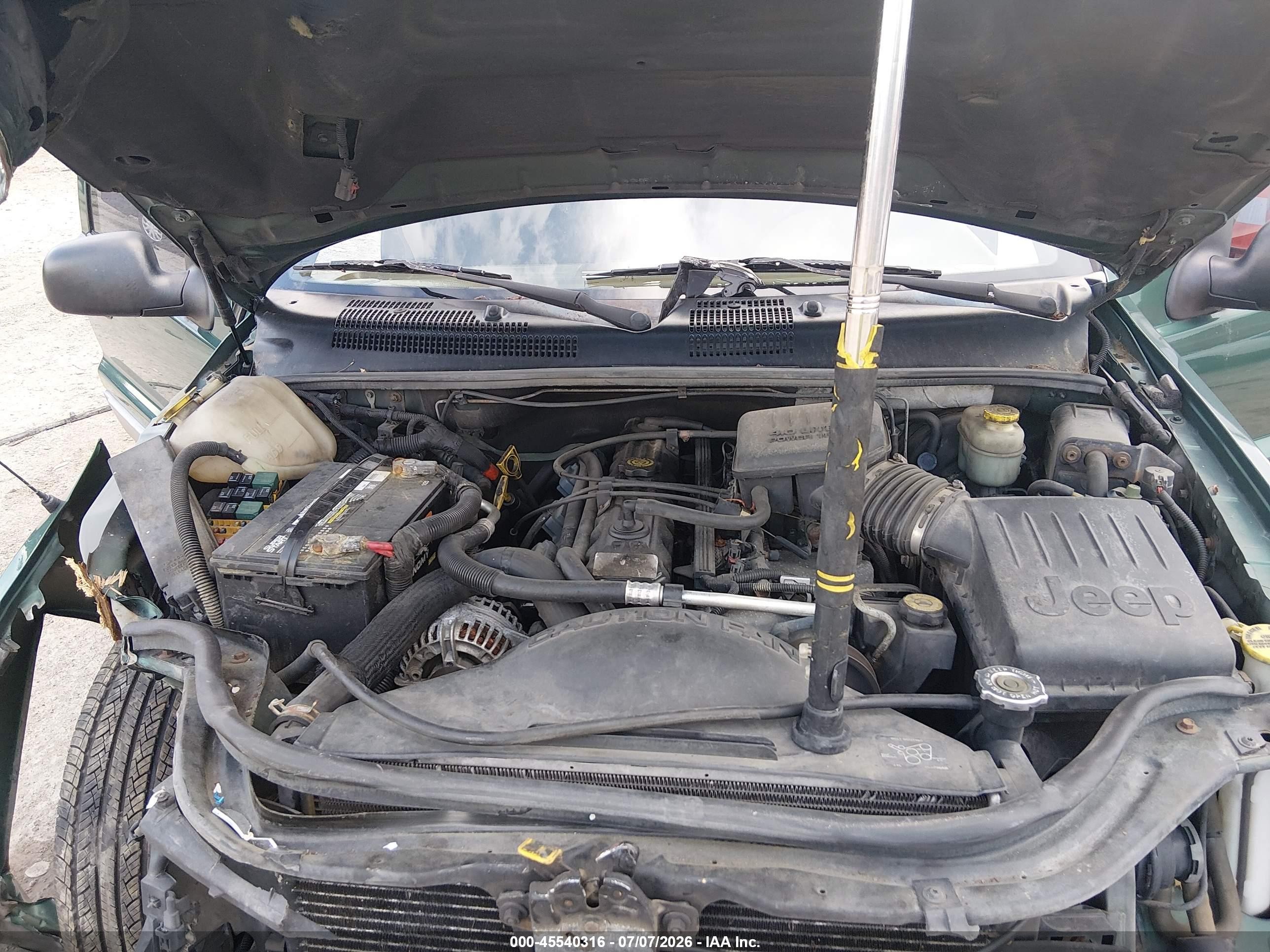 2000 Jeep Grand Cherokee Laredo Green vin: 1J4GW48S5YC169199