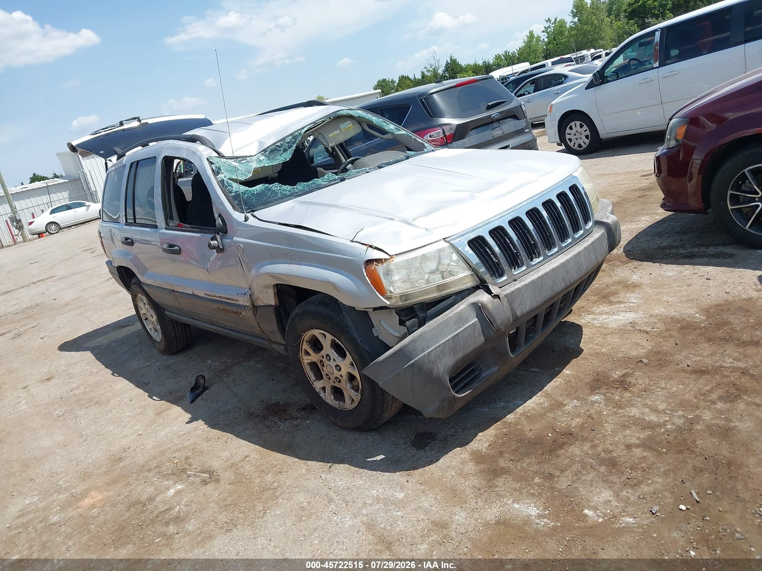 2003 Jeep Grand Cherokee Laredo Silver vin: 1J4GW48S63C517441