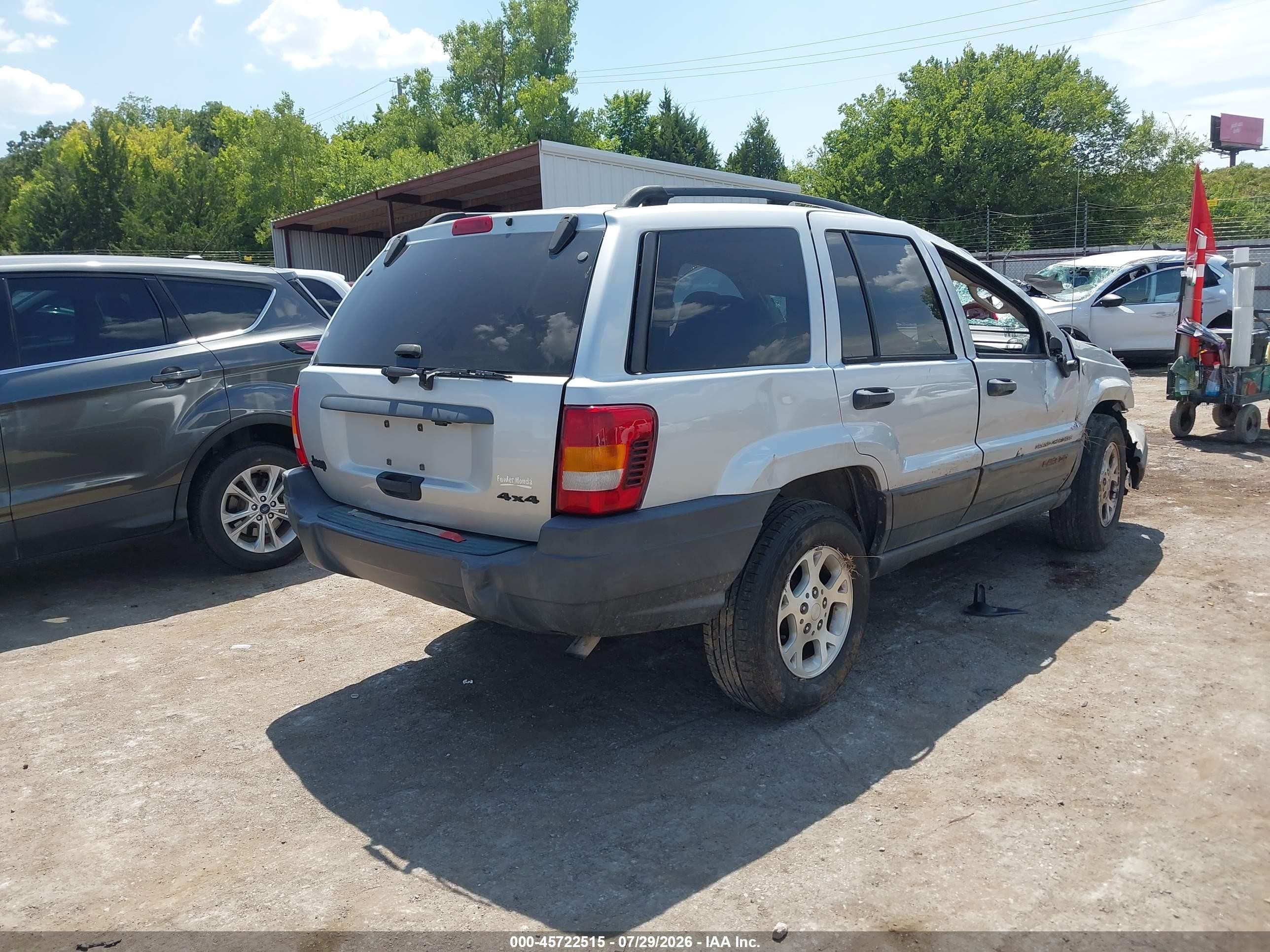 2003 Jeep Grand Cherokee Laredo Silver vin: 1J4GW48S63C517441