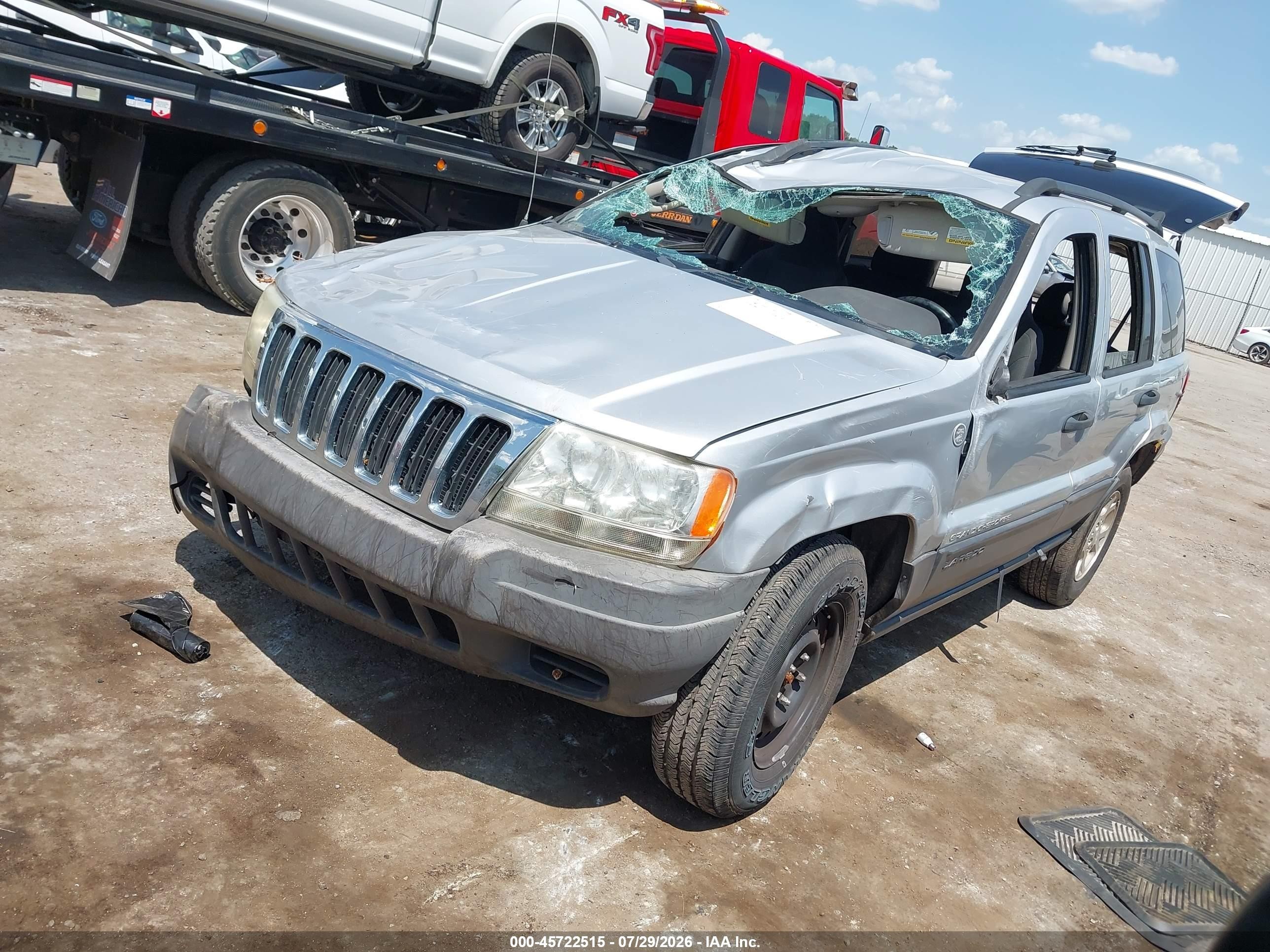 2003 Jeep Grand Cherokee Laredo Silver vin: 1J4GW48S63C517441