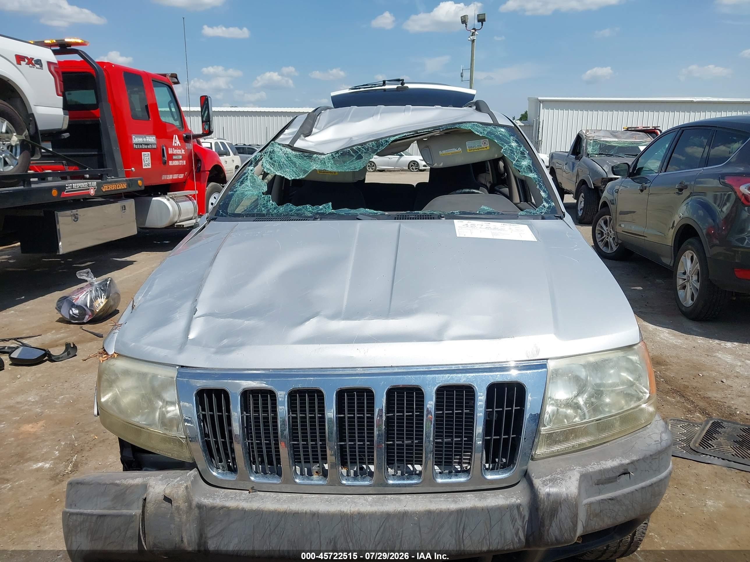 2003 Jeep Grand Cherokee Laredo Silver vin: 1J4GW48S63C517441