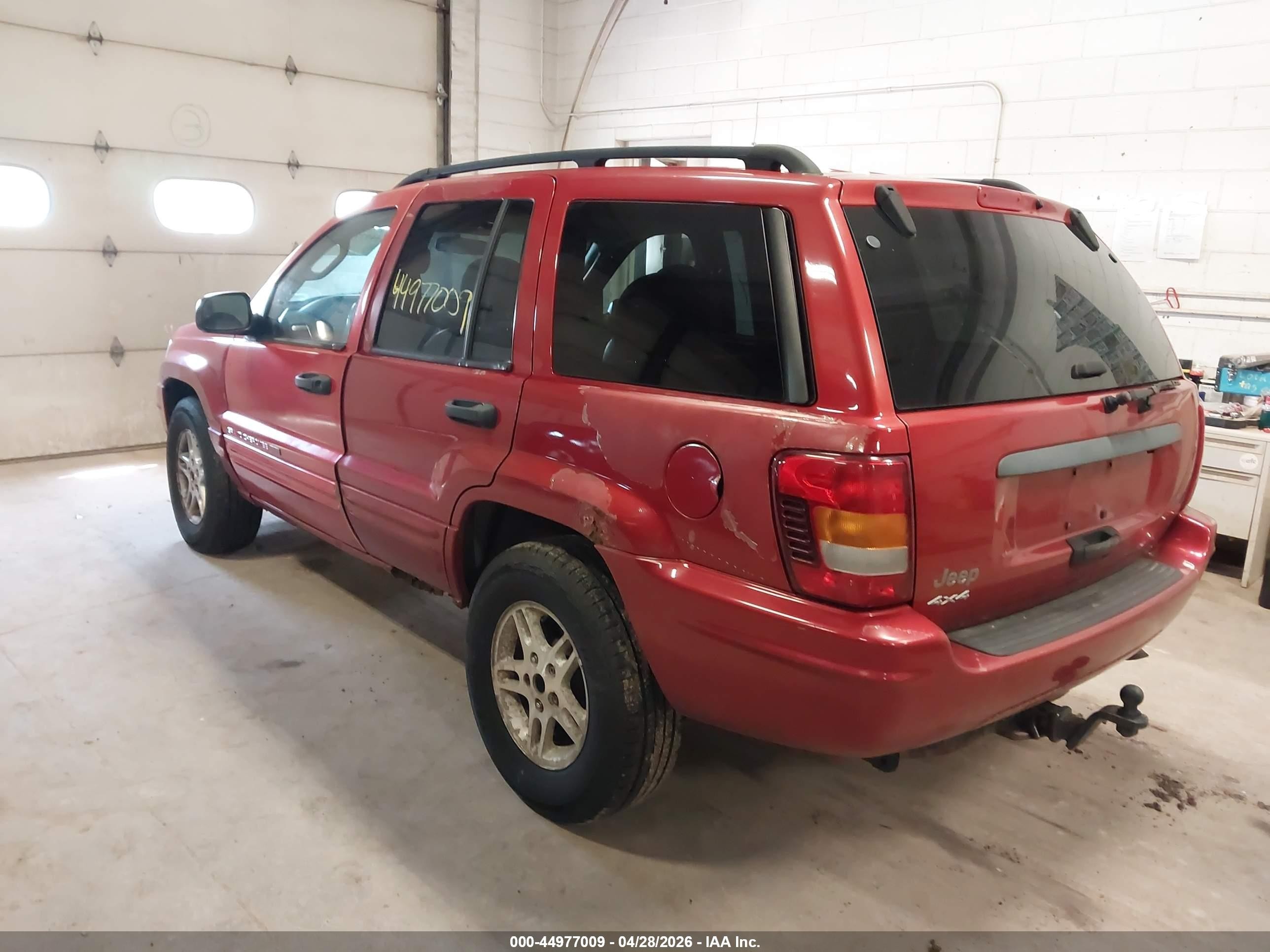 2004 Jeep Grand Cherokee Laredo Black vin: 1J4GW48S64C130244