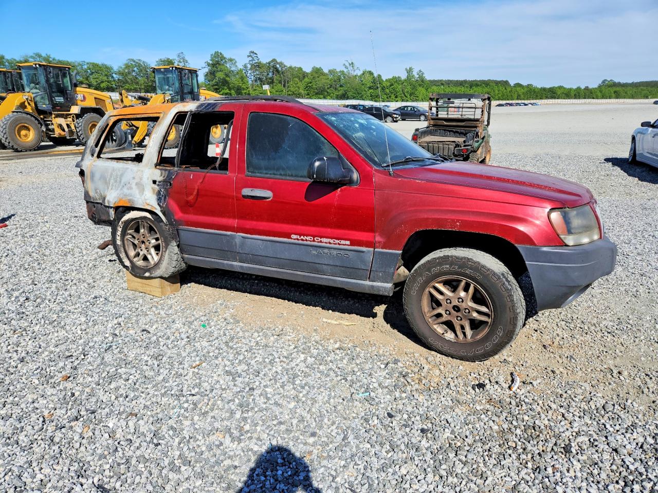 2004 Jeep Grand Cherokee Laredo Red vin: 1J4GW48S64C264722