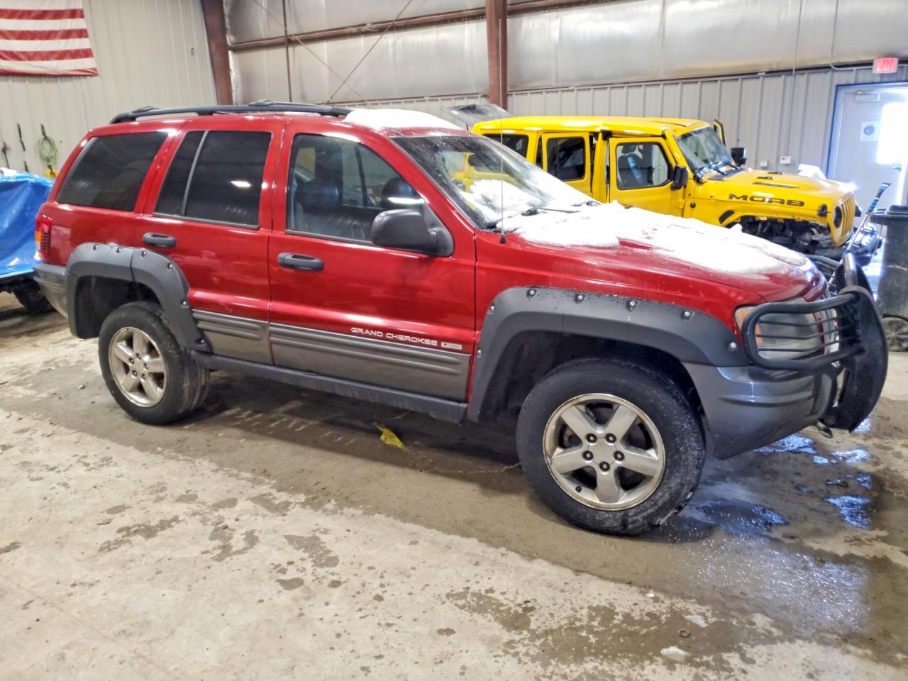 2004 Jeep Grand Cherokee Laredo Красный vin: 1J4GW48S64C290639