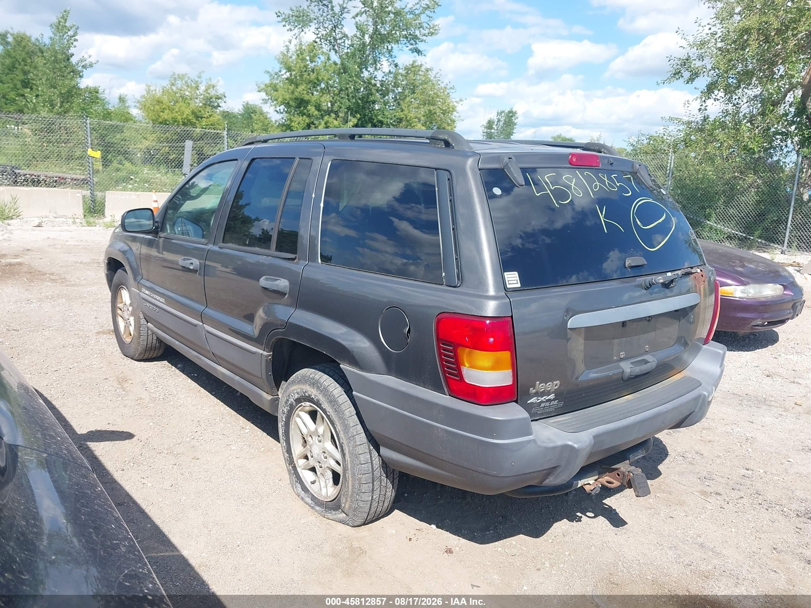 2004 Jeep Grand Cherokee Laredo Gray vin: 1J4GW48S64C415641
