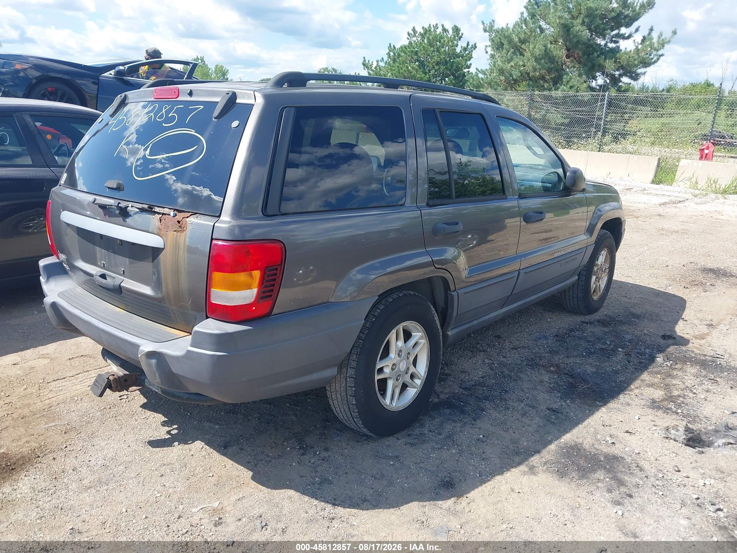 2004 Jeep Grand Cherokee Laredo Gray vin: 1J4GW48S64C415641