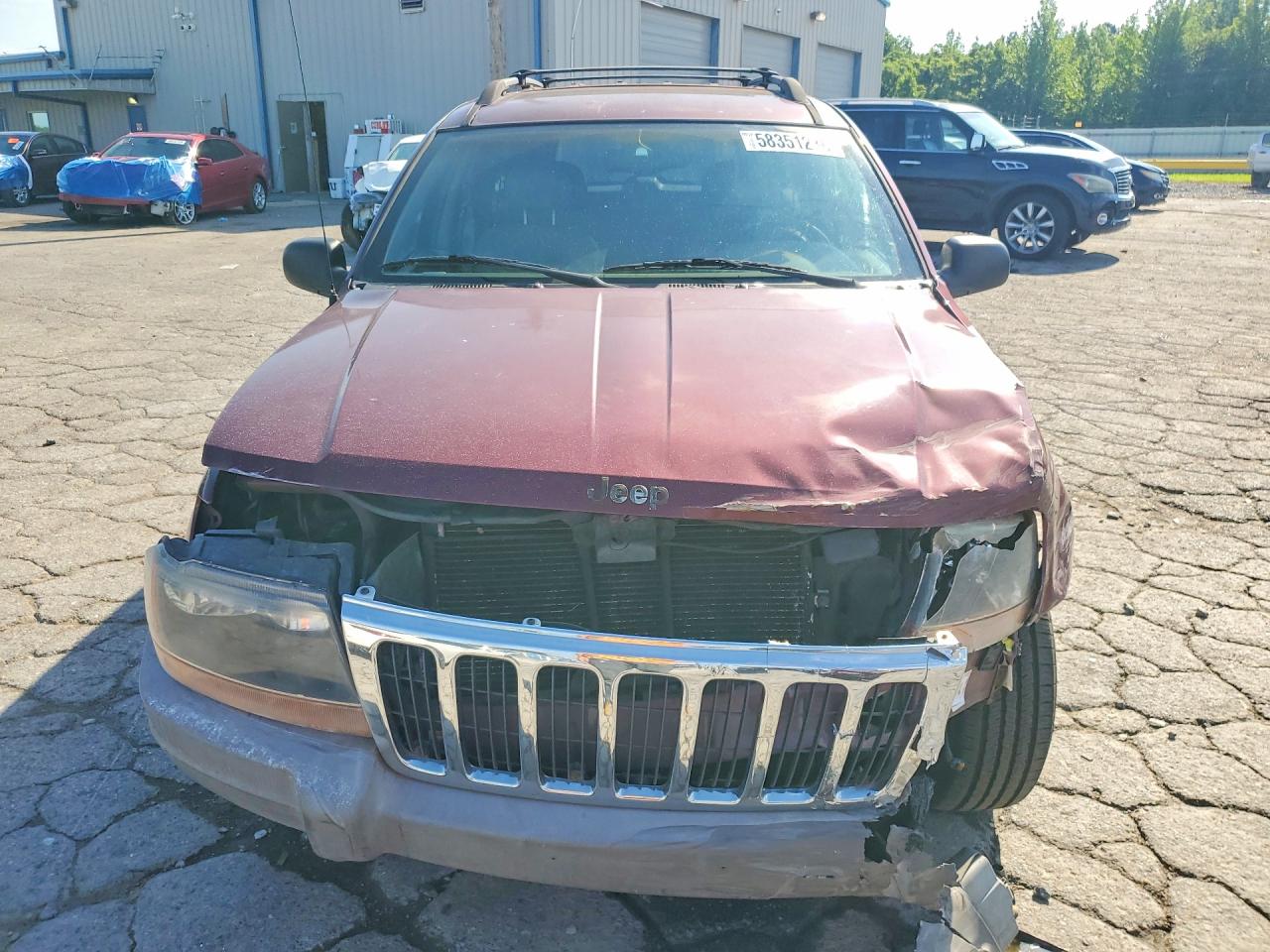 2000 Jeep Grand Cherokee Laredo Burgundy vin: 1J4GW48S6YC199067