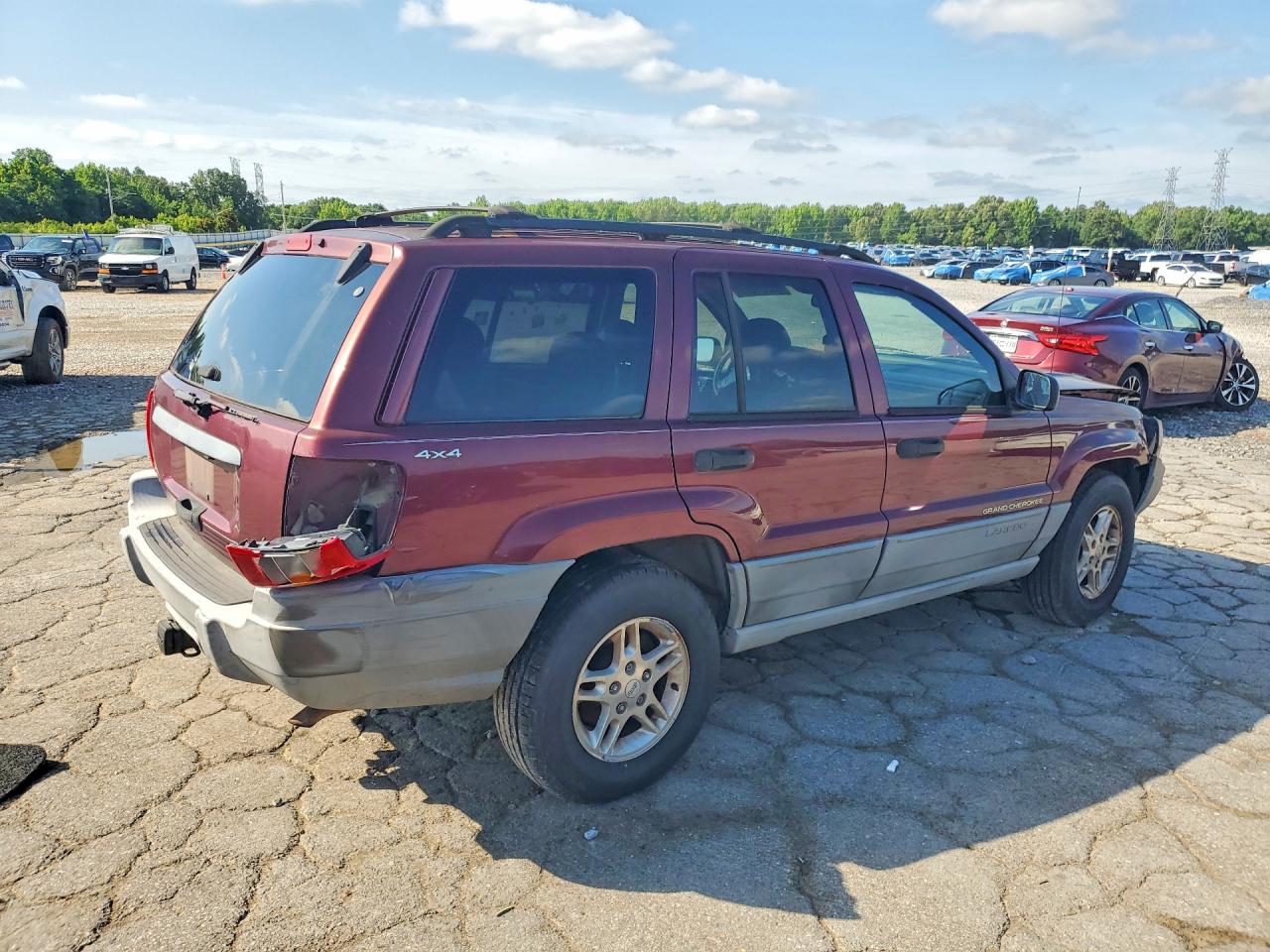 2000 Jeep Grand Cherokee Laredo Burgundy vin: 1J4GW48S6YC199067