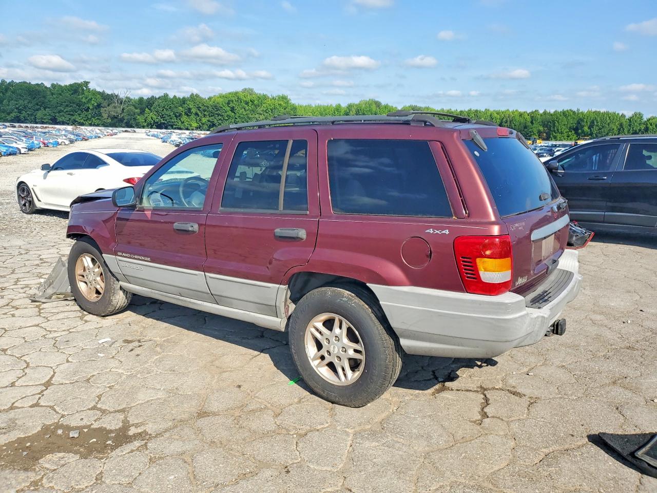 2000 Jeep Grand Cherokee Laredo Burgundy vin: 1J4GW48S6YC199067