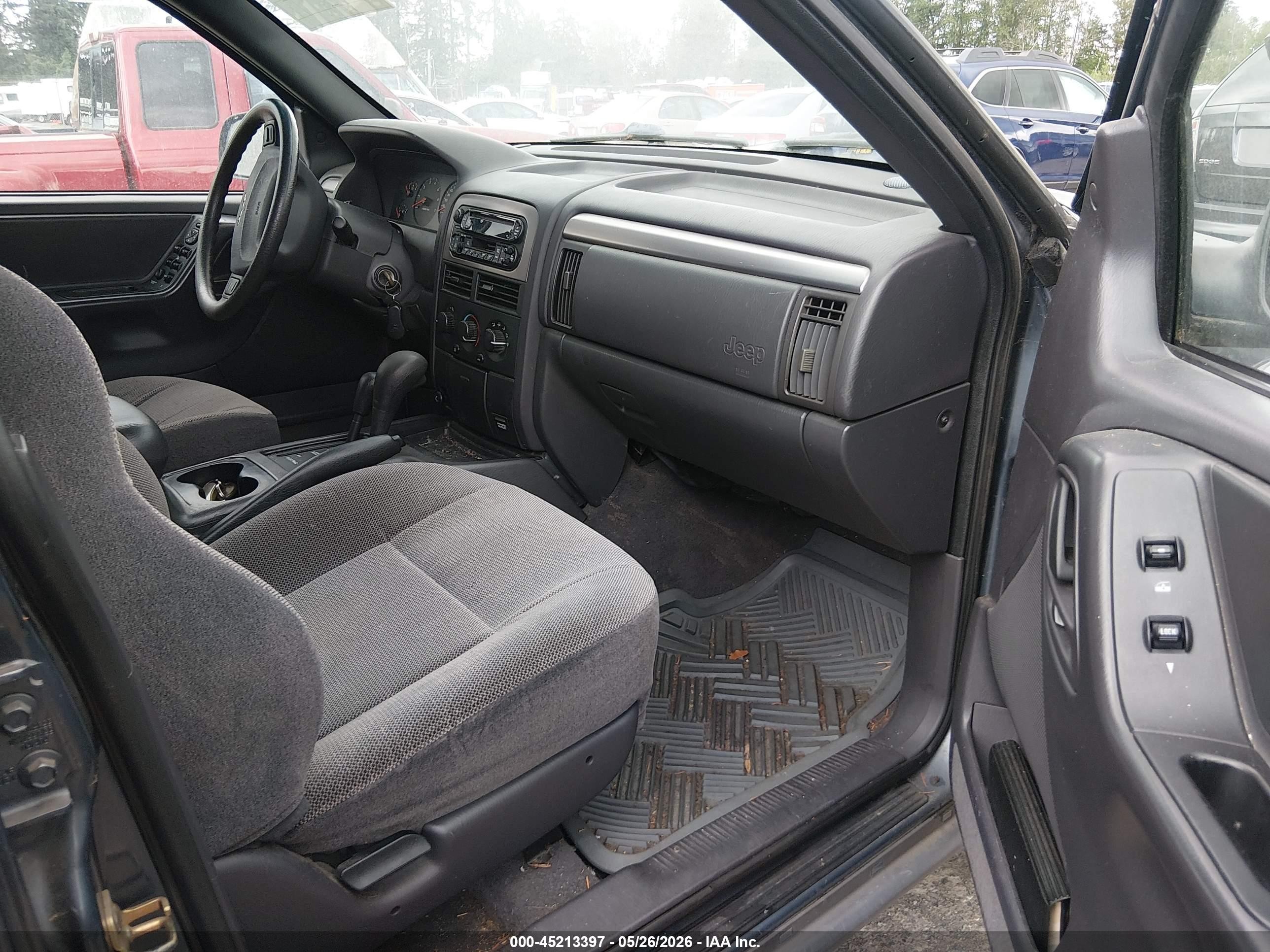 2001 Jeep Grand Cherokee Laredo Blue vin: 1J4GW48S71C707519