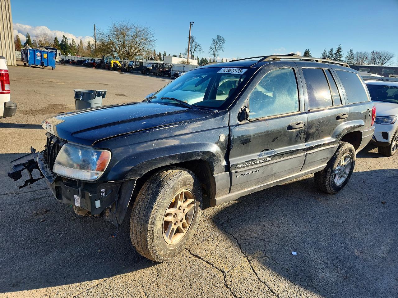 2004 Jeep Cherokee Черный vin: 1J4GW48S74C270478