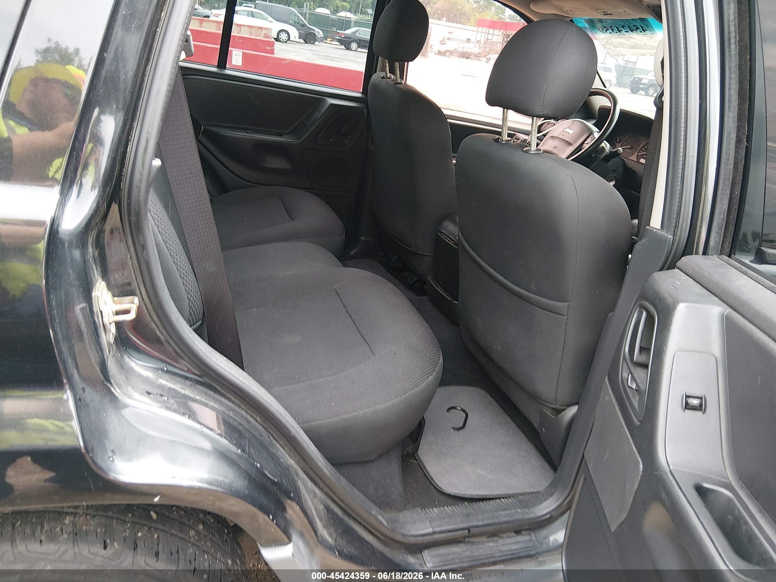 2004 Jeep Grand Cherokee Laredo Black vin: 1J4GW48S74C348919