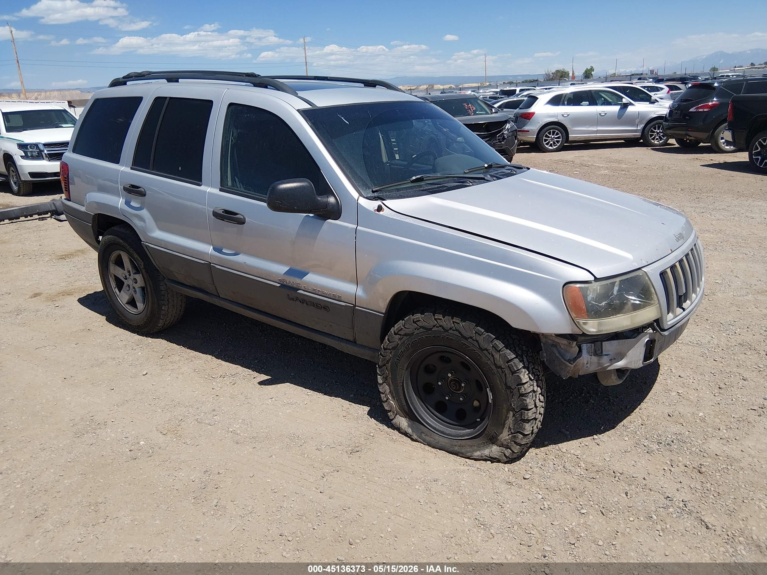 2004 Jeep Grand Cherokee Laredo Silver vin: 1J4GW48S74C428754