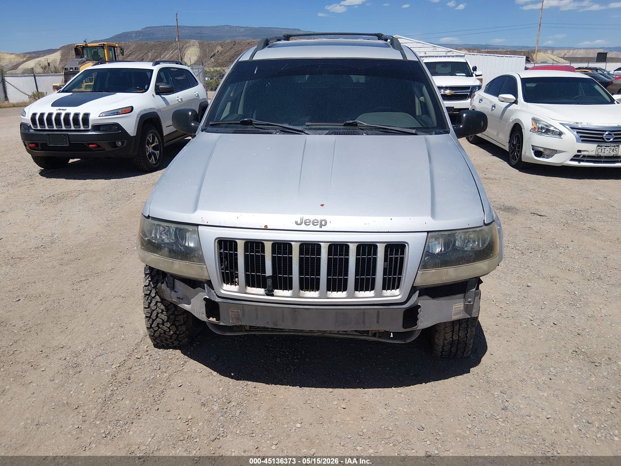 2004 Jeep Grand Cherokee Laredo Silver vin: 1J4GW48S74C428754