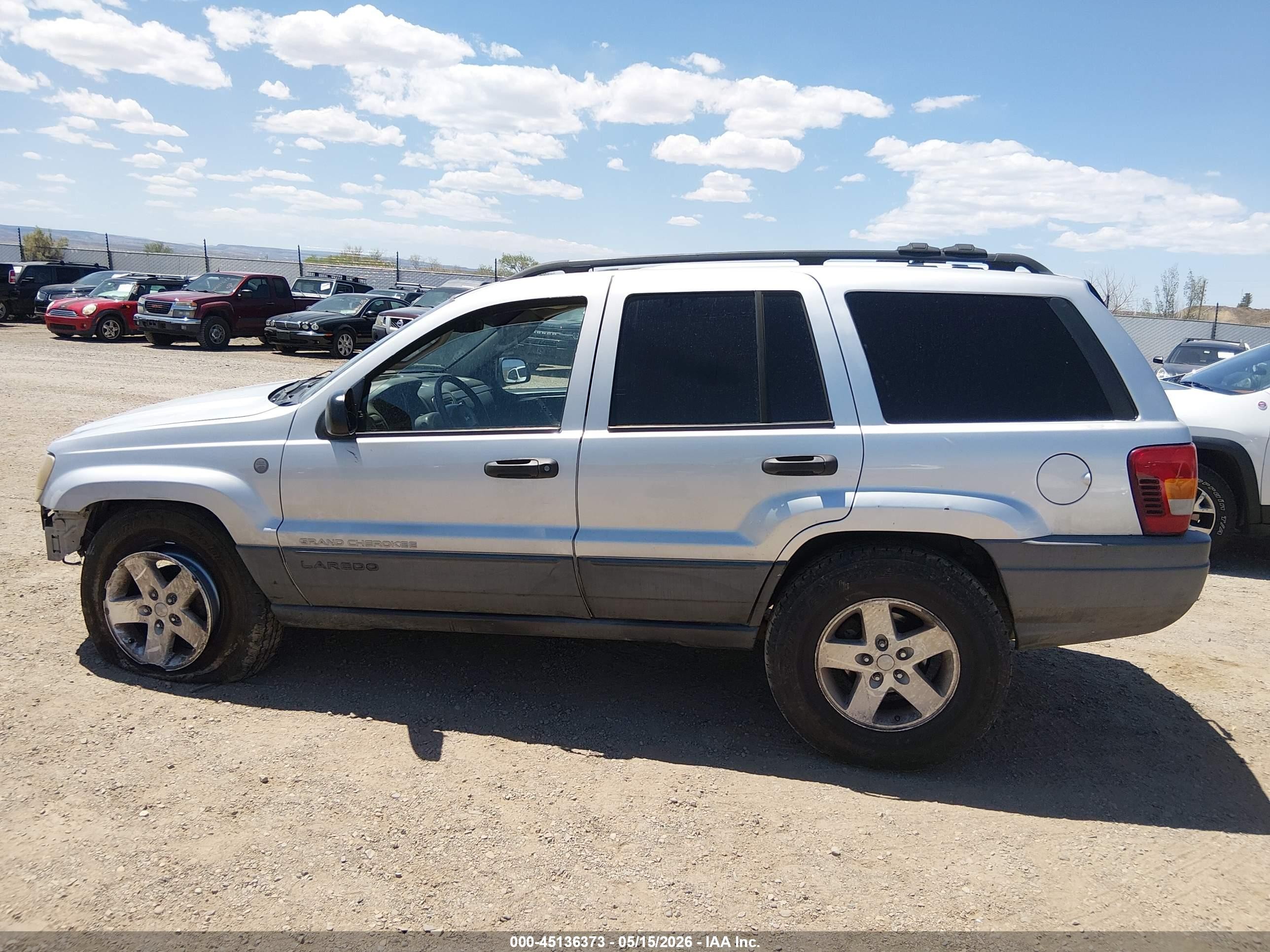 2004 Jeep Grand Cherokee Laredo Silver vin: 1J4GW48S74C428754