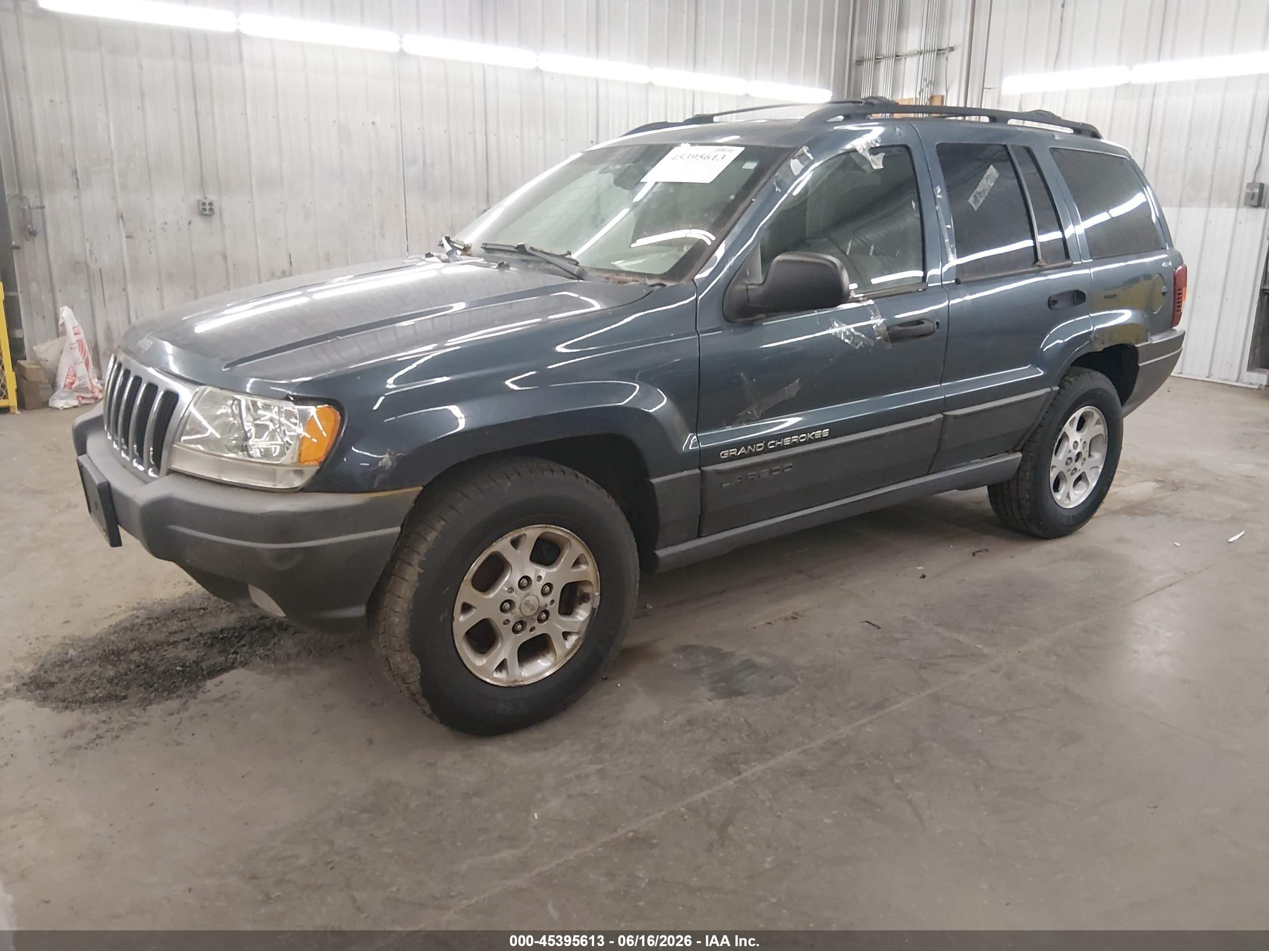 2001 Jeep Grand Cherokee Laredo Синий vin: 1J4GW48S81C697065