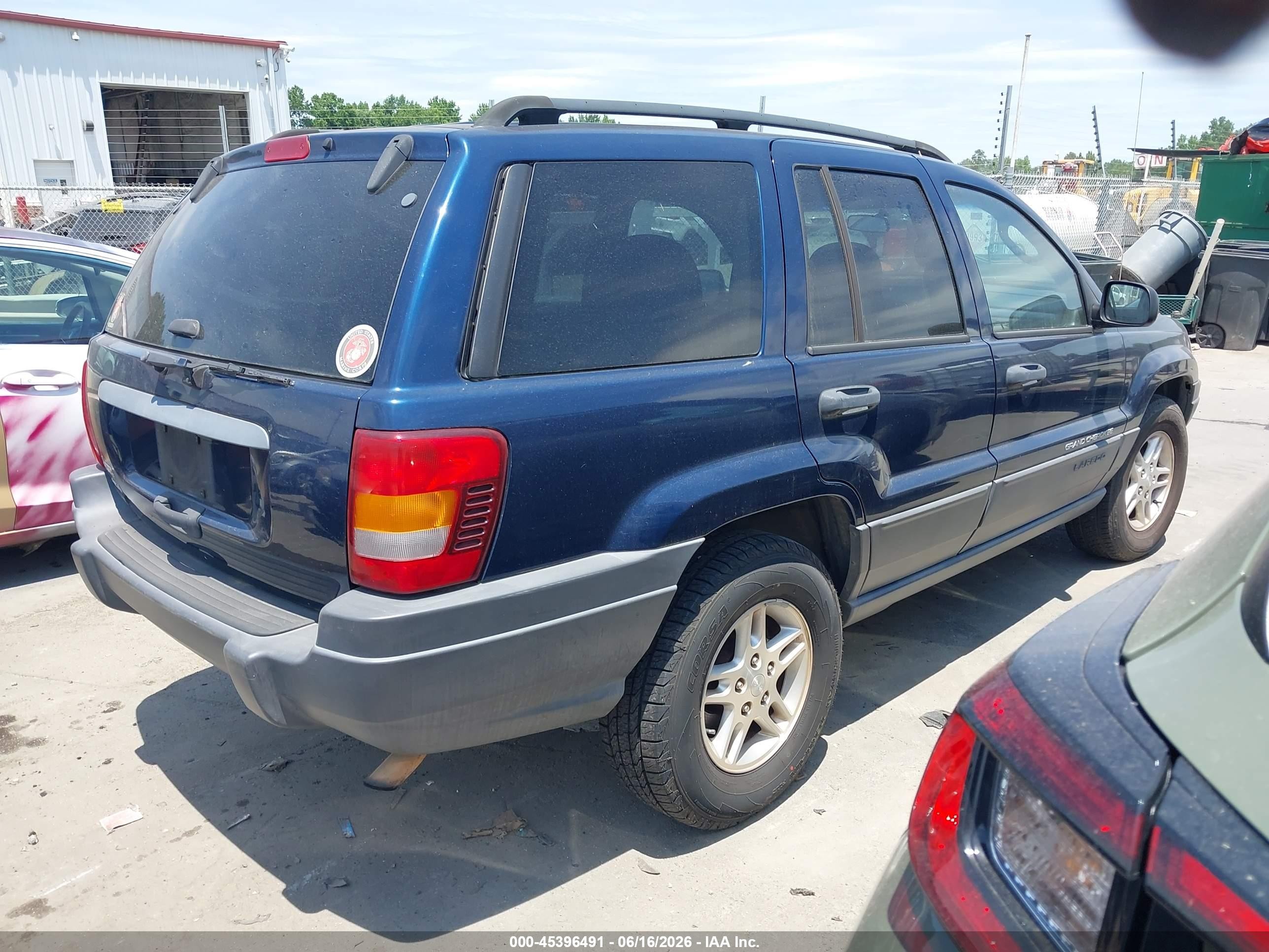 2003 Jeep Grand Cherokee Laredo Blue vin: 1J4GW48S83C535066