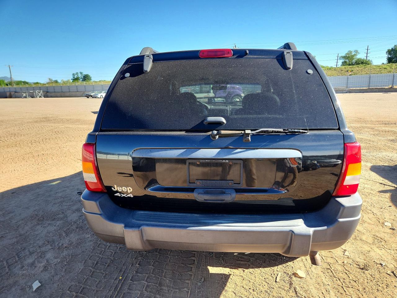 2003 Jeep Grand Cherokee Laredo Black vin: 1J4GW48S83C595378
