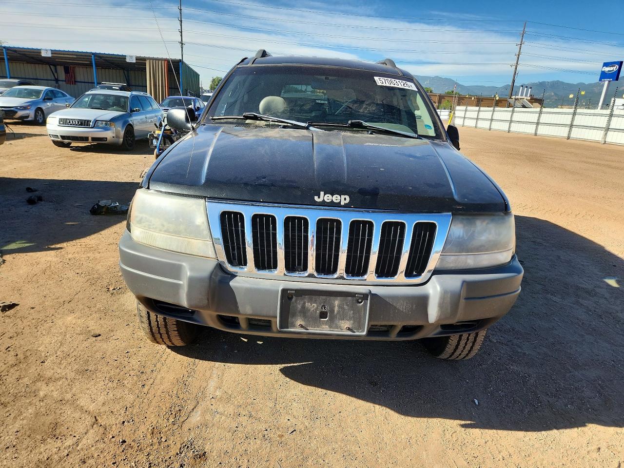 2003 Jeep Grand Cherokee Laredo Black vin: 1J4GW48S83C595378